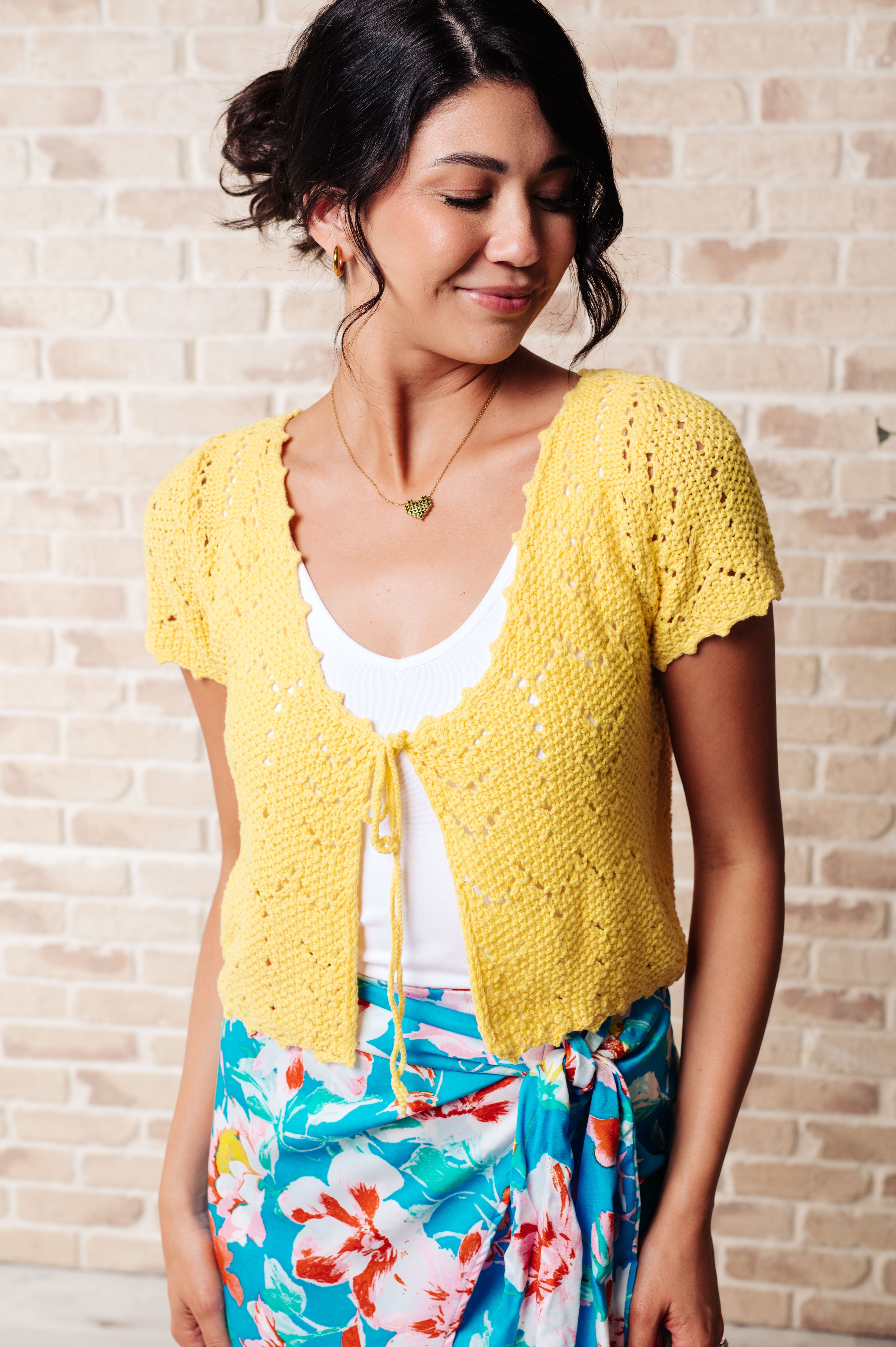 Pineapple Print Nighttime Coffee Cardigan - Cozy Loungewear for Relaxing Evenings & Coffee Dates