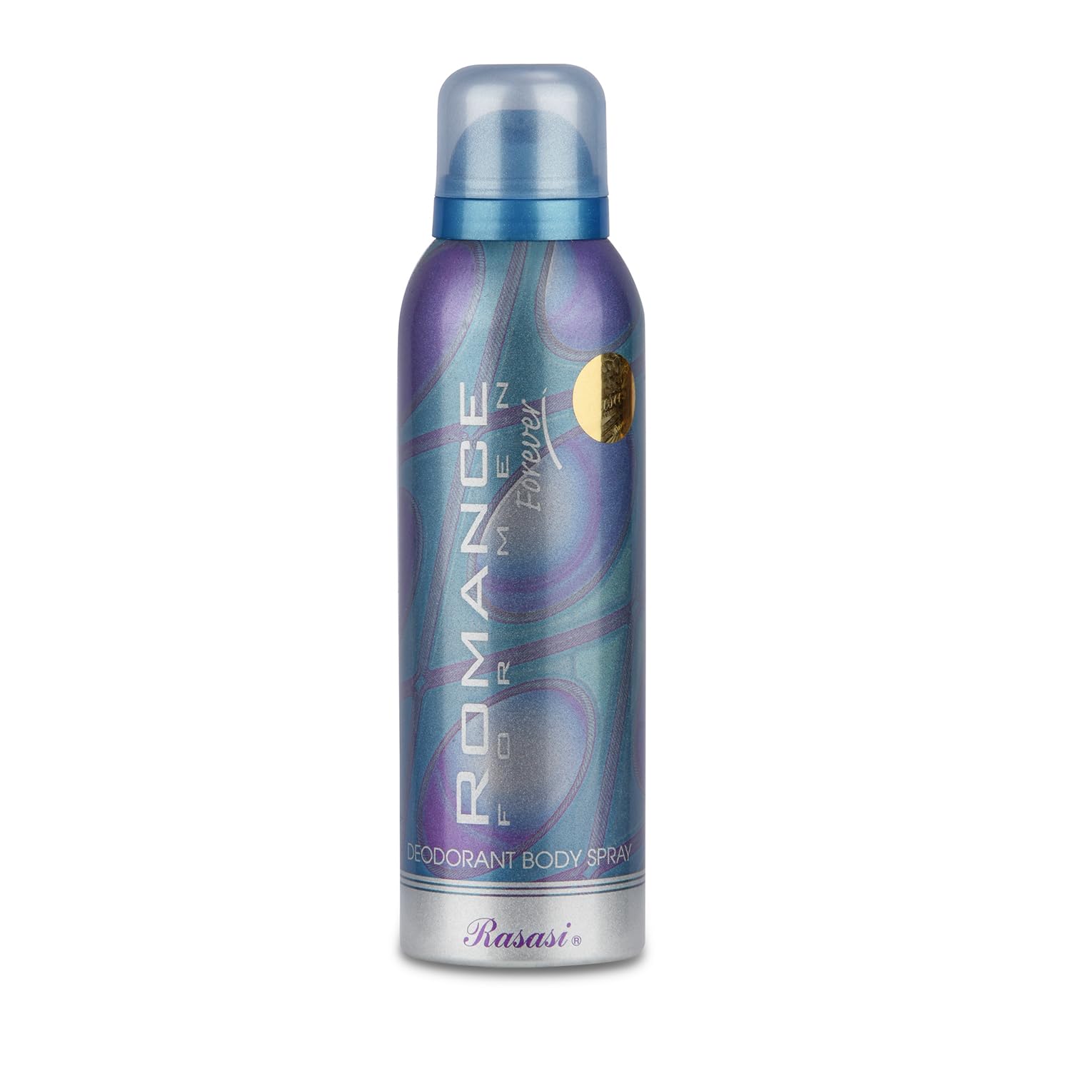 RASASI Romance For Men Forever Deodorant Spray - 200ml | Long Lasting Odor Protection | Skin Friendly Deodorant for Men | Fresh Scent Body Spray | Perfect for Daily Use, Gym & Outdoor Activities