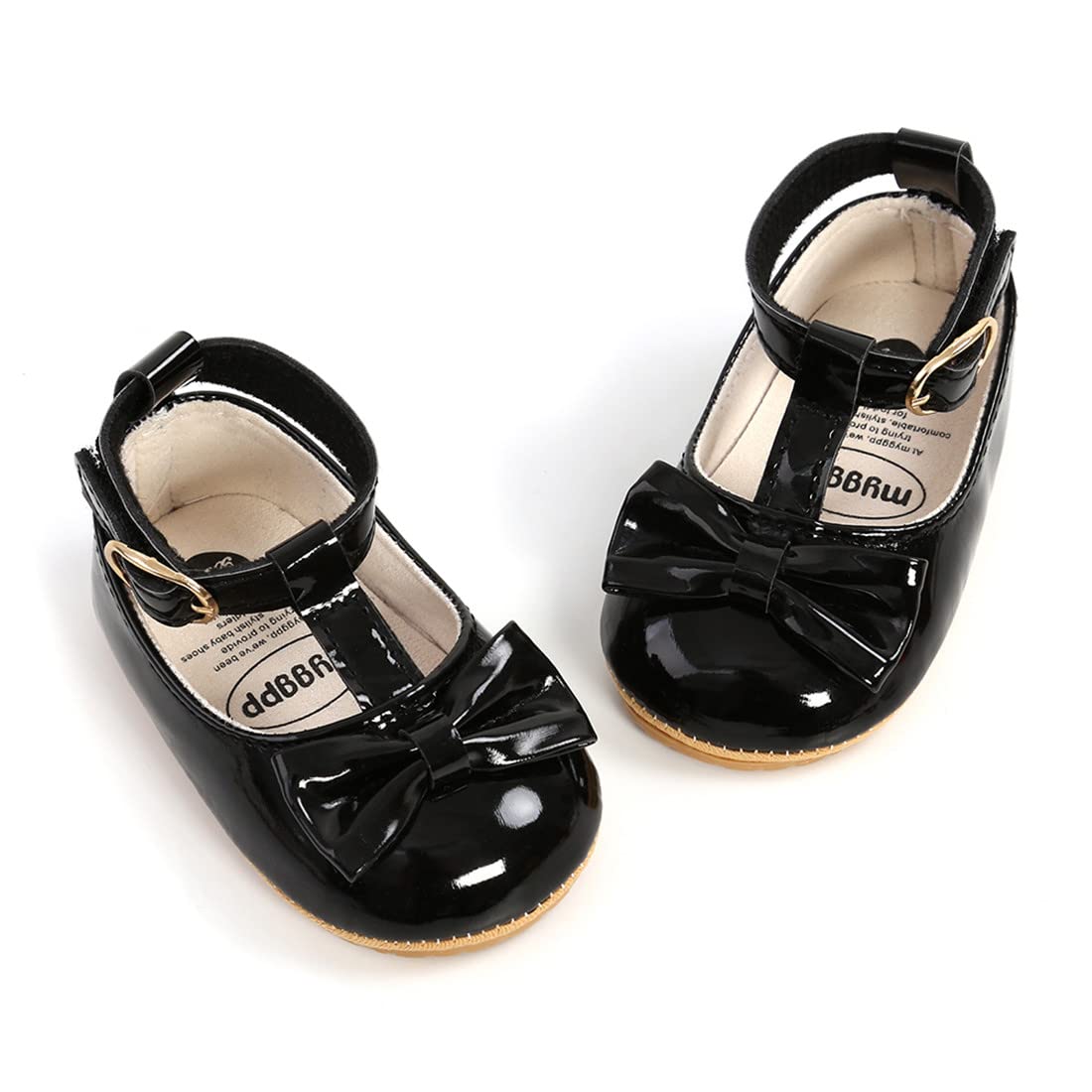 Baby Girl Soft Sole Mary Jane Shoes - Infant Toddler Walking Flat Shoes for Prewalkers & Weddings | Comfortable Crib Shoes for First Steps & Special Occasions