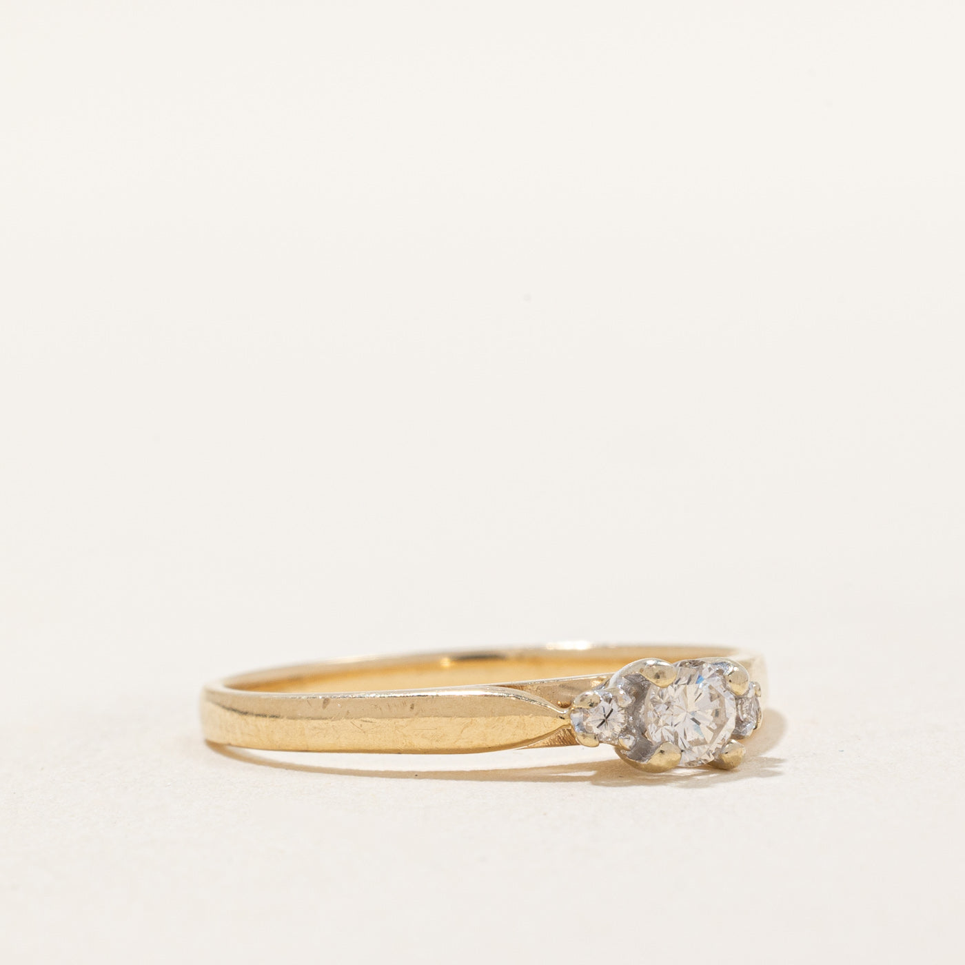 0.17ctw Diamond Engagement Ring for Women - Size 6.5 - Elegant Solitaire Wedding Band - Perfect for Proposals, Anniversaries & Special Occasions