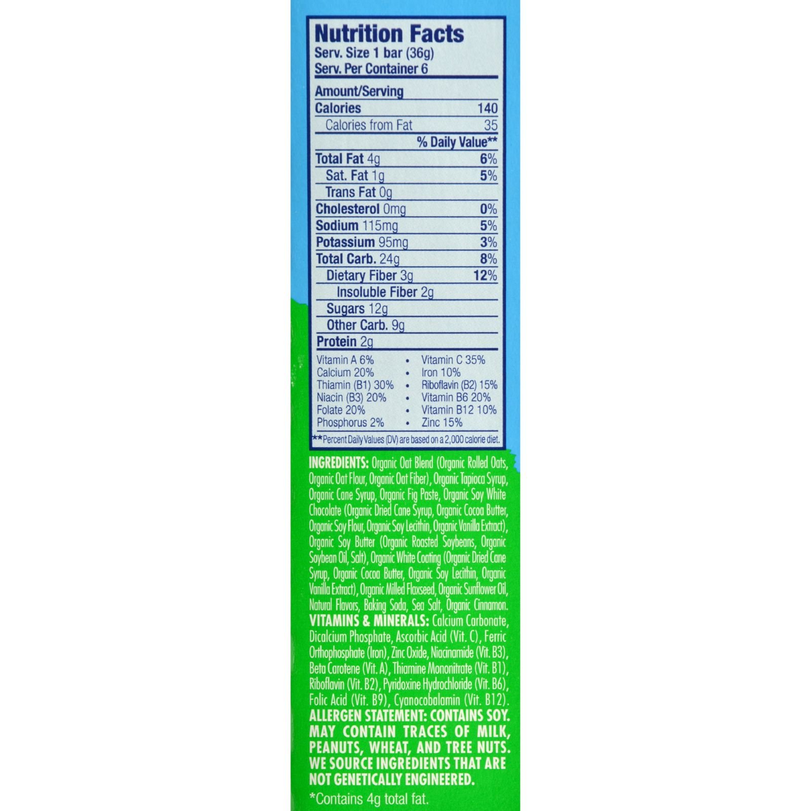 Organic Clif Kid Zbar Iced Oatmeal Cookie Energy Bars - 7.62oz (12 Pack) | Healthy Snacks for Kids Lunchbox, School, Hiking & Outdoor Activities
