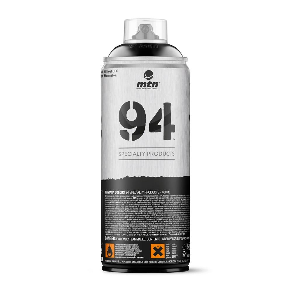 Montana Colors MTN Chalk Spray Paint - RV9011 Matte Black for Graffiti, Street Art & DIY Projects - Perfect for Walls, Canvas & Outdoor Murals