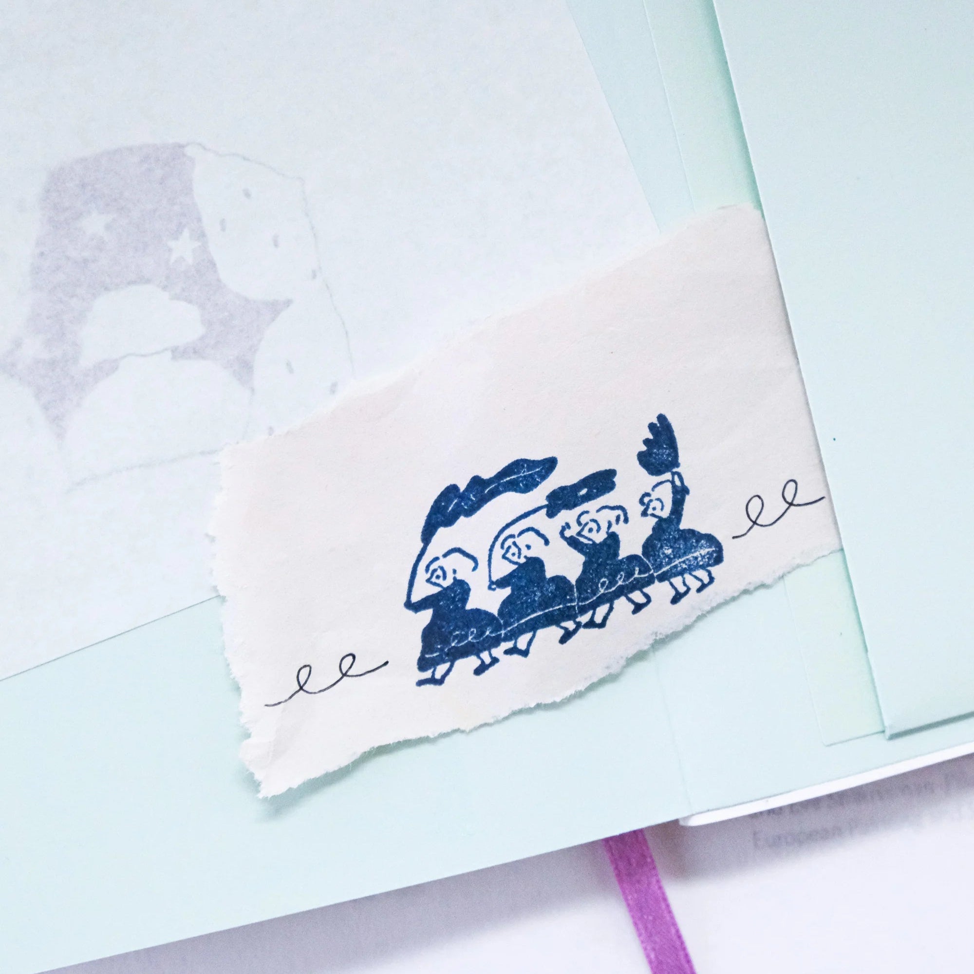 Dodolulu Stamp Parade - Premium Self-Inking Stamps for Scrapbooking, Journaling & DIY Crafts | Perfect for Card Making, Gift Wrapping & Office Use