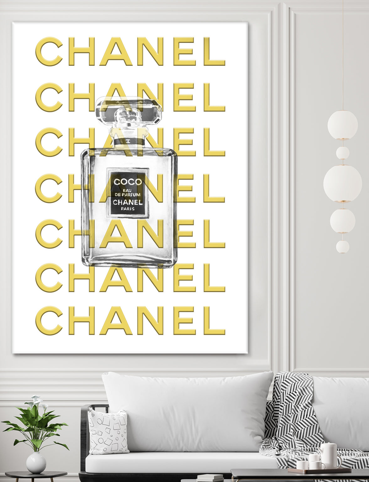 Chanel Perfume Fashion Poster - Elegant Fragrance Wall Art for Home & Office Decor