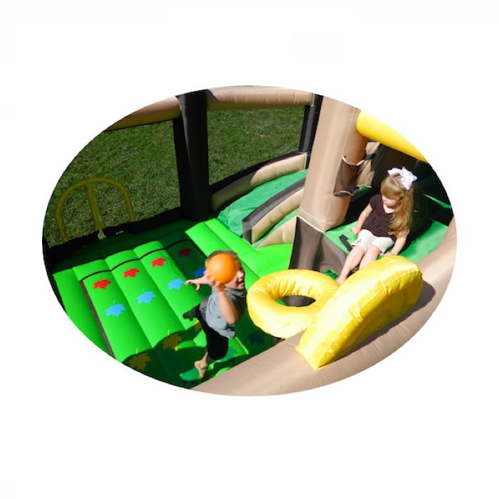 Island Hopper Fort All Sport Bounce House - Inflatable Play Center for Kids Birthday Parties, Backyard Fun & Outdoor Events | Waterproof Jumping Castle for Toddlers & Children