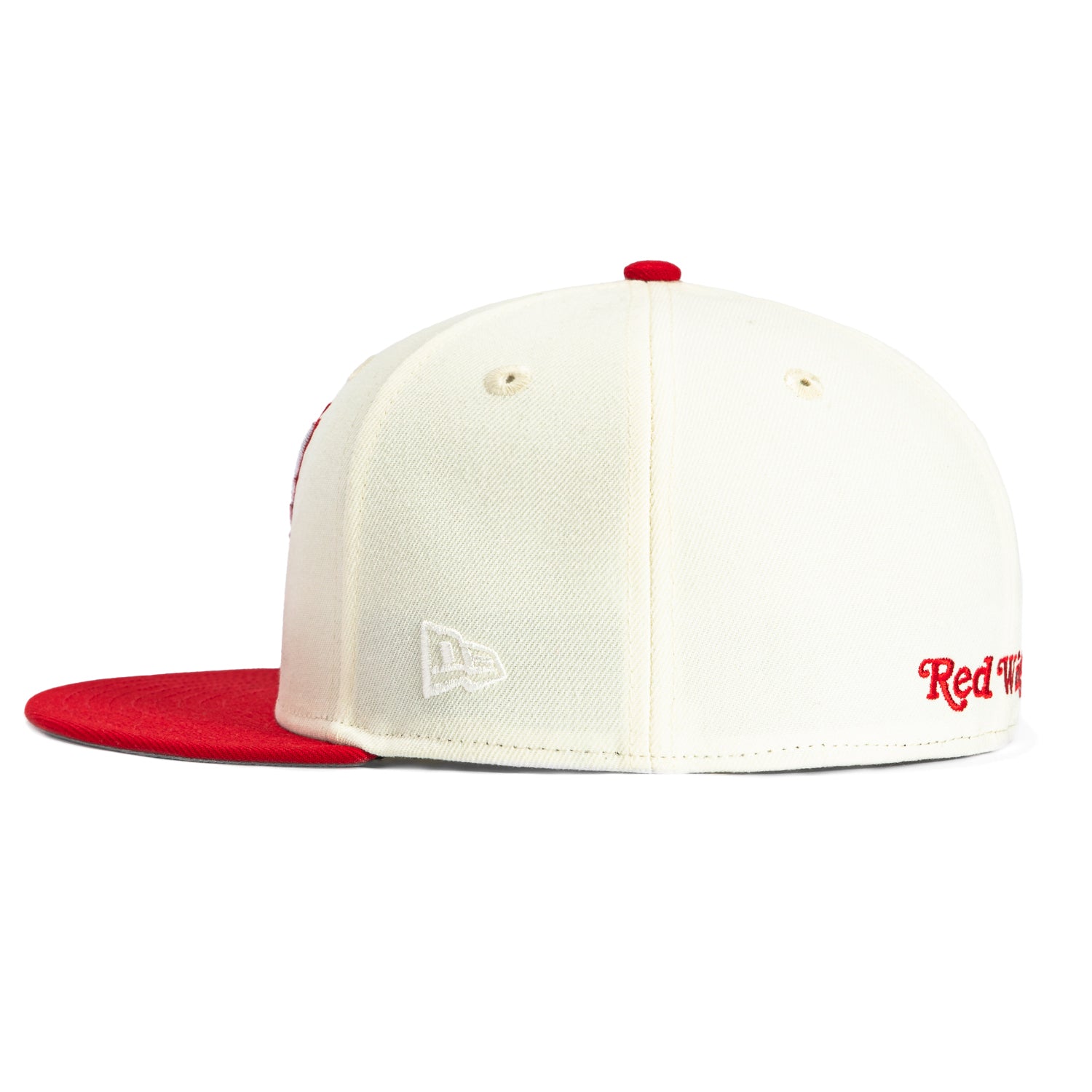 New Era 59Fifty Detroit Red Wings Snapback Hat - White with Red Logo | Official MLB Baseball Cap for Men & Women | Perfect for Games, Fan Gear & Streetwear Fashion