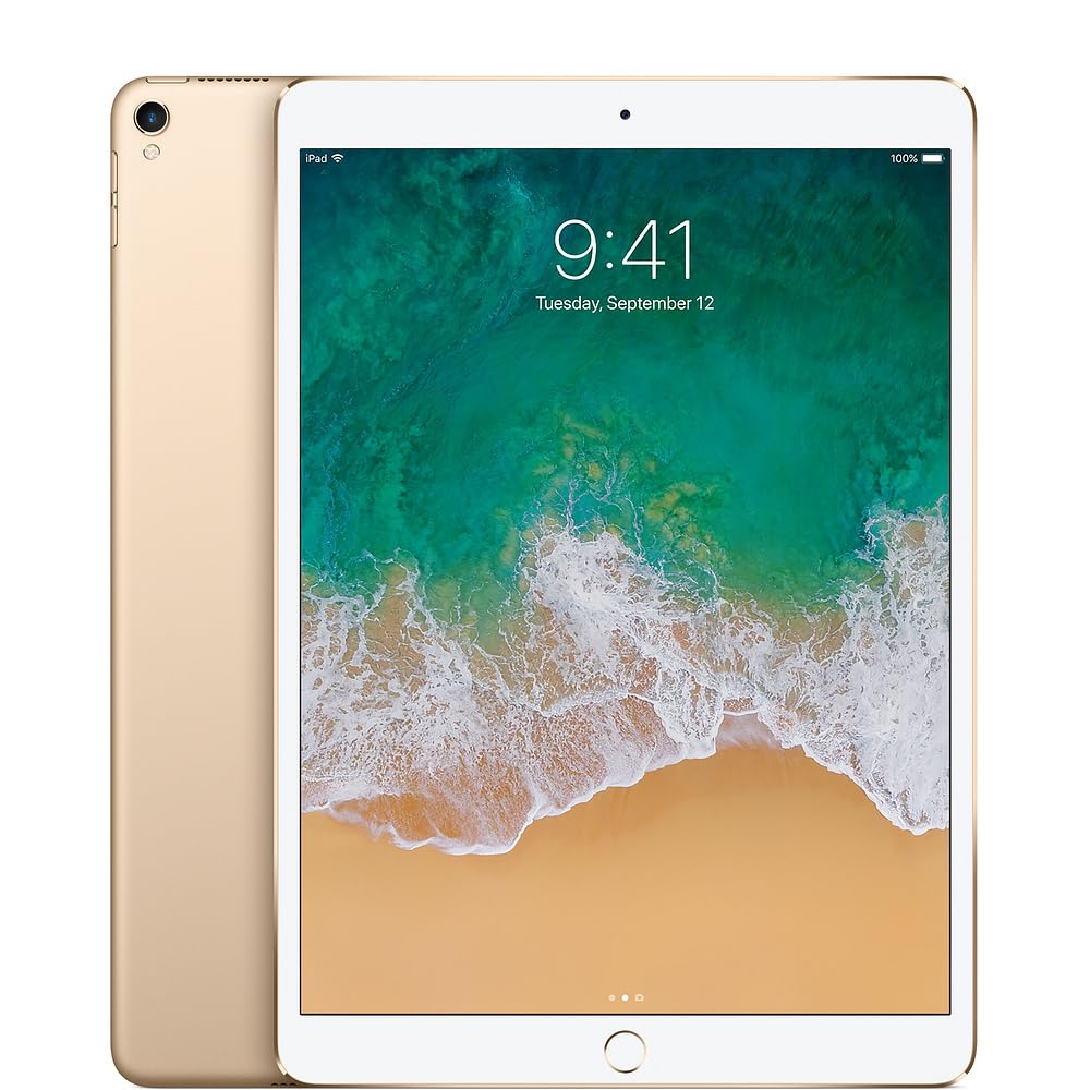 Apple iPad Pro 10.5-inch (2017) 256GB Wi-Fi Gold - Certified Refurbished | Perfect for Work, Study & Entertainment
