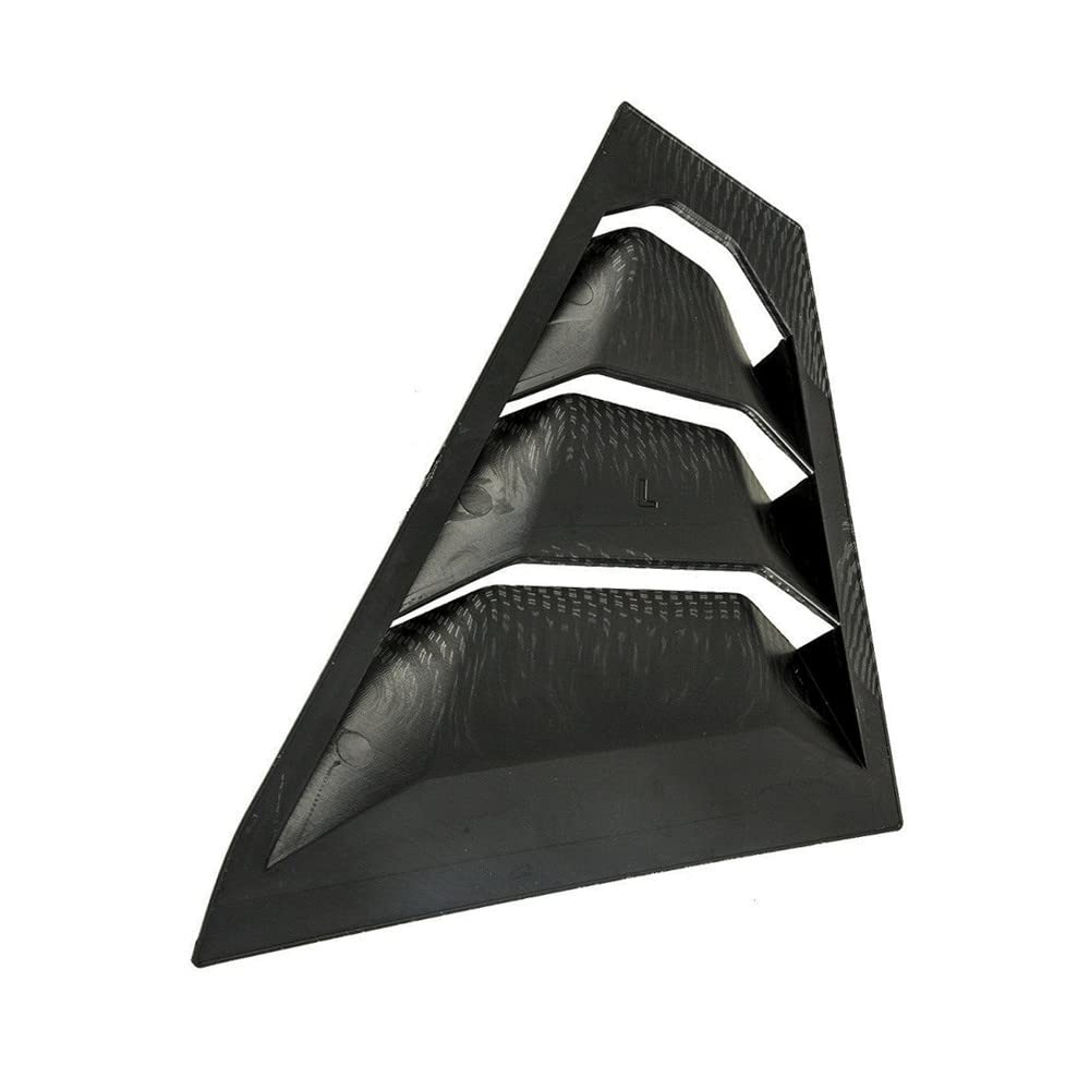 2PCS Rear Side Window Louvers for Nissan Altima 2019-2022 - Carbon Fiber Style Air Vent Scoop Shades - Racing Accessories for Car Decoration & Sun Protection - Perfect for Street Racing & Summer Driving