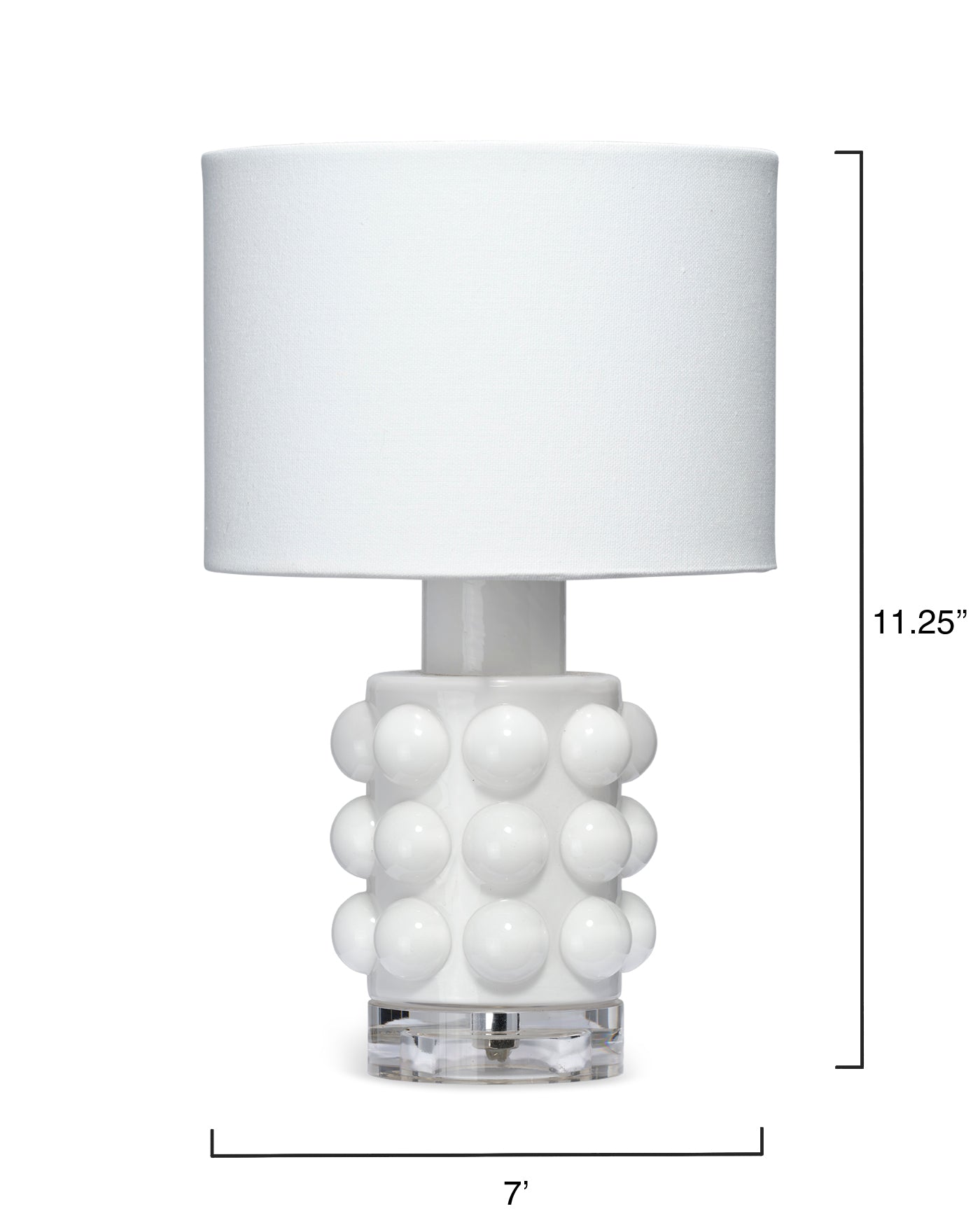 Mini Seltzer Table Lamp - Modern Nightstand Bedside Light for Bedroom, Living Room & Office - Soft Glow Accent Lighting for Relaxation & Reading