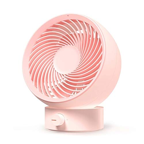 YCZDG USB Rechargeable Mini Desk Fan - Adjustable Speed, Quiet Operation, Powerful Air Circulation for Office, Home & Travel | Portable Round Personal Fan with Mute Technology