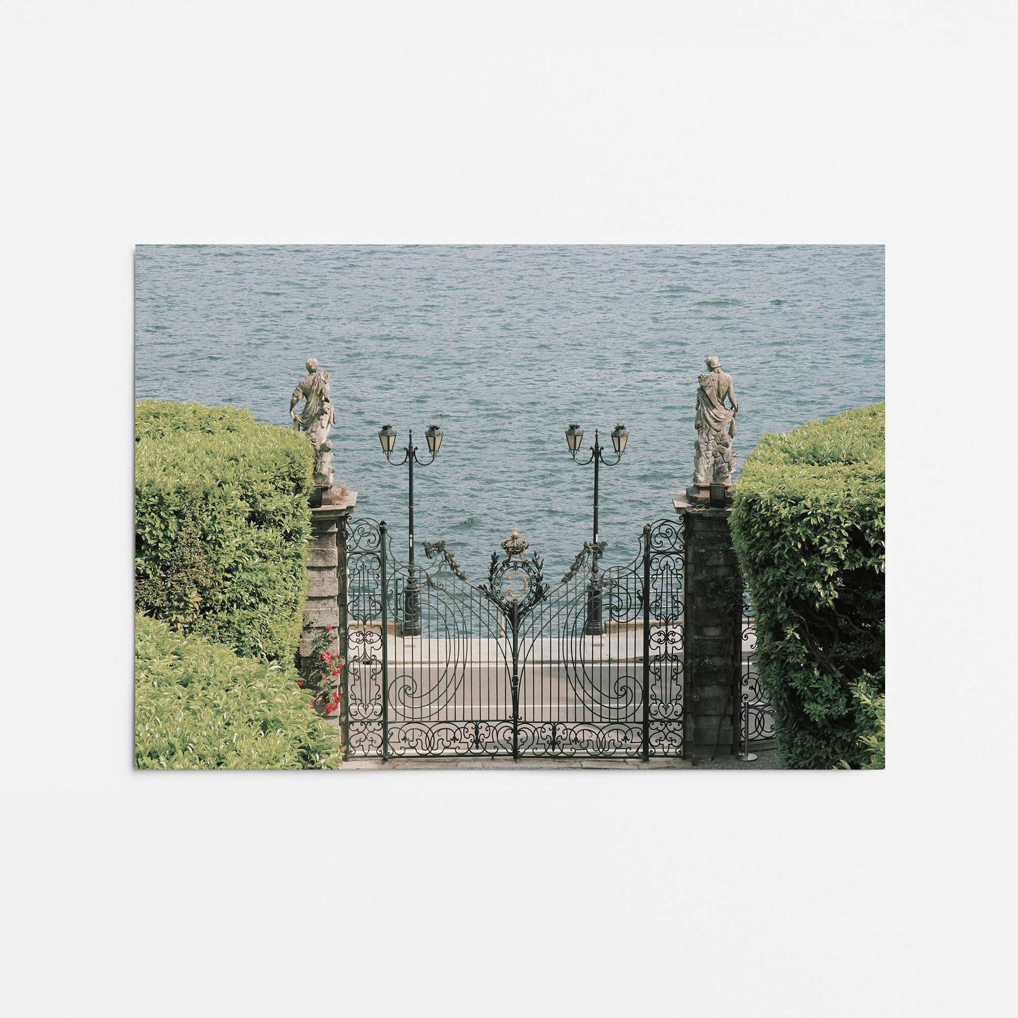 Gates of Tranquility Wall Art Print - Serene Landscape Painting for Home & Office Decor | Perfect for Living Room, Bedroom, Meditation Space