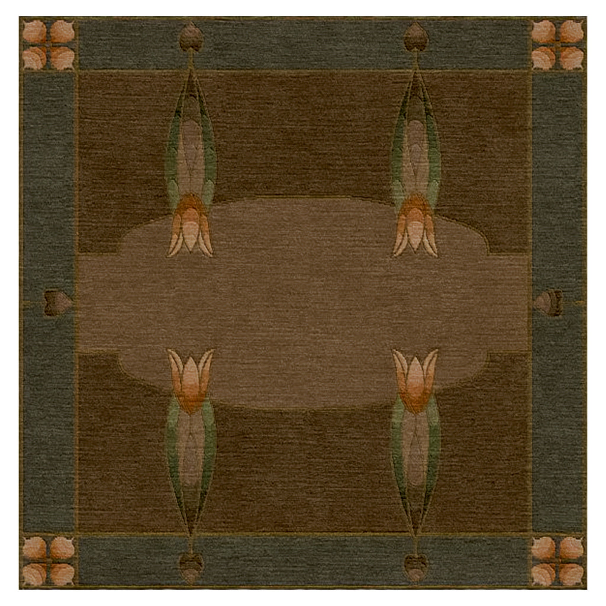 Monterey Grove Rug - Soft & Durable Area Rug for Living Room, Bedroom - Non-Slip, Washable, Eco-Friendly Home Decor