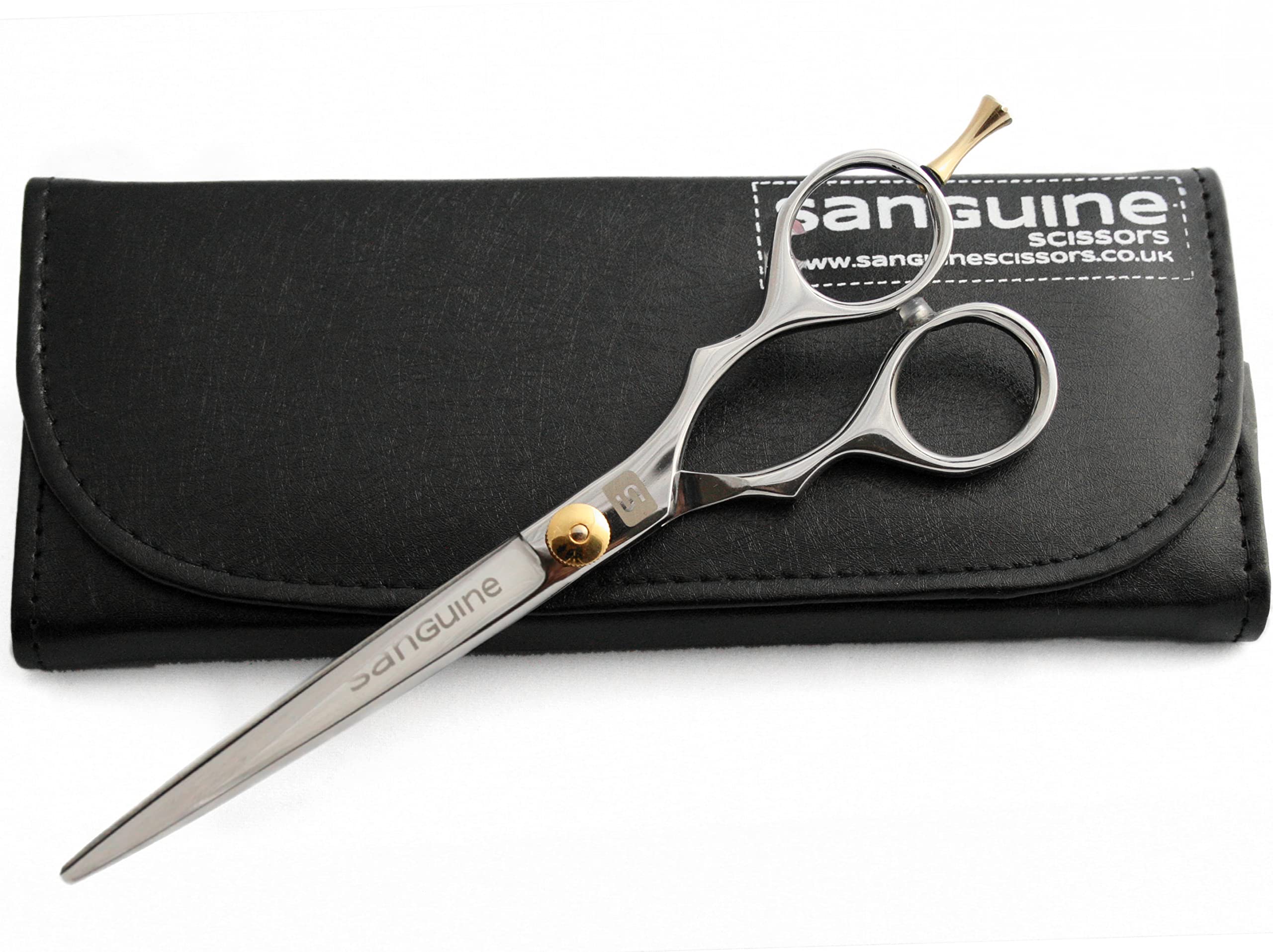 Professional Hair Cutting Scissors 7 Inch - Premium Hairdressing Shears for Stylists & Barbers with Presentation Case & Tip Protector - Perfect for Salon, Home Haircuts & Professional Styling
