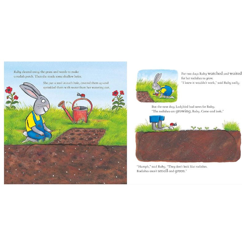 Ruby Plants A Radish - English Children's Storybook About Gardening & Patience | Perfect for Kids' Bedtime Reading & Classroom Storytime