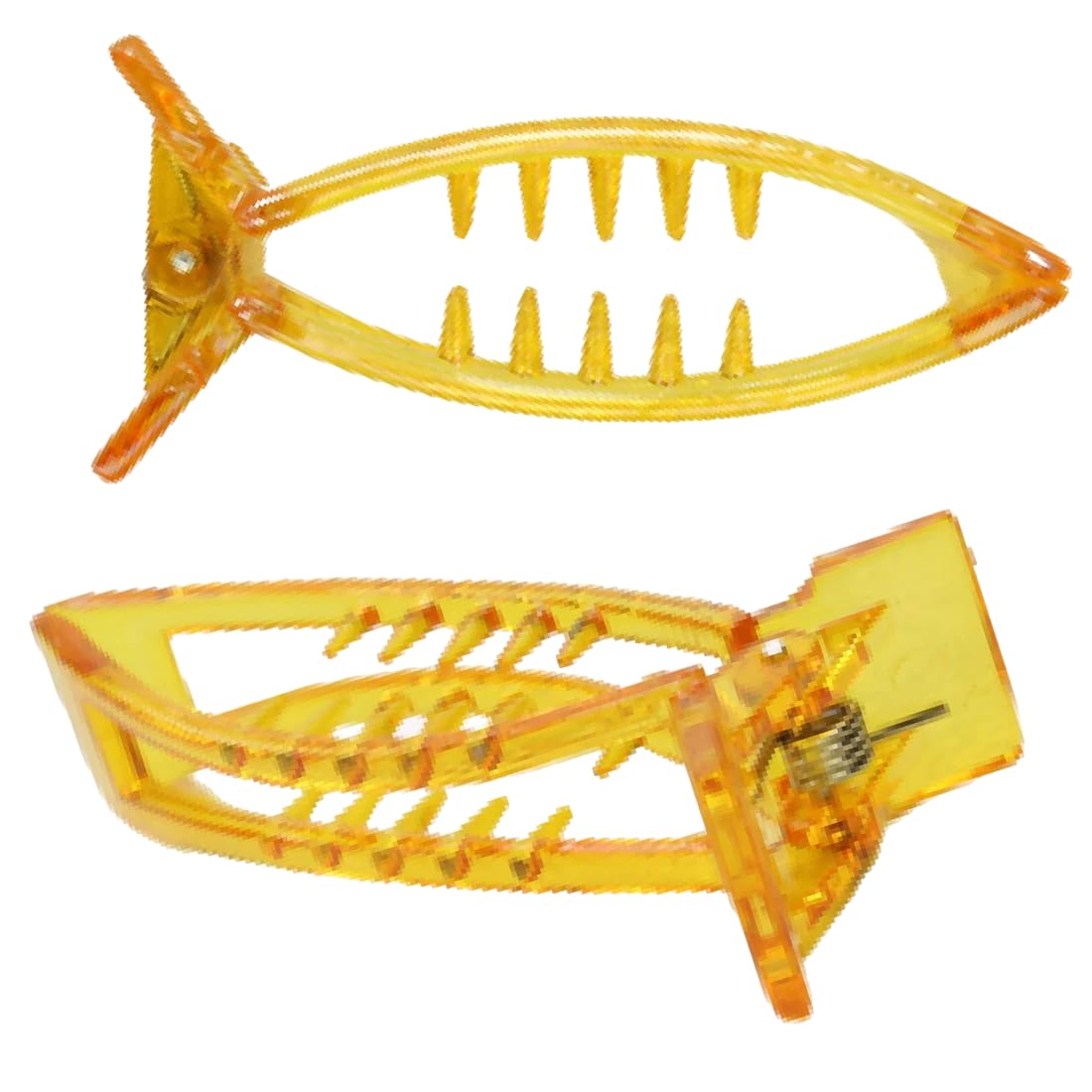 AKADO Medium Butterfly Hair Clips for Women - Non-Slip Banana Hair Clips with Inner Teeth, Spring Covered Hairpins (3-Pack, Multicolor) | Perfect for School, Work, Parties & Everyday Hairstyles