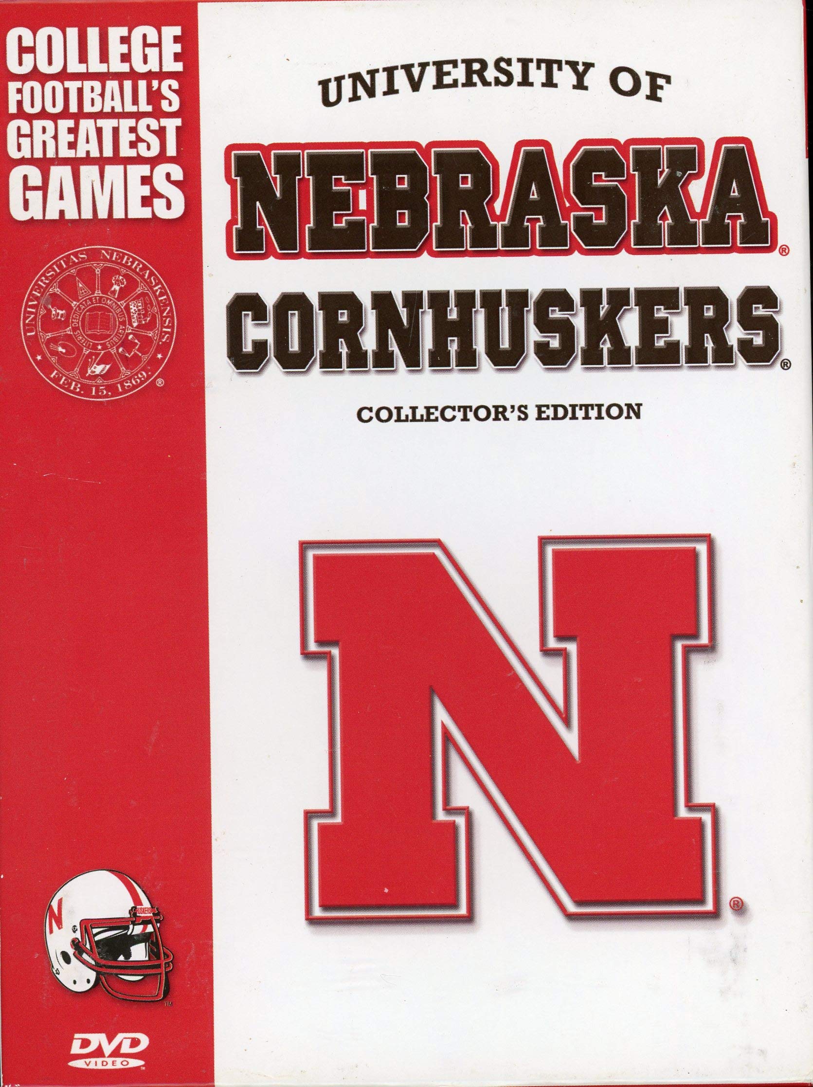 Nebraska Cornhuskers Greatest Games Collector's Edition DVD - Relive Historic Football Moments | Perfect for Fans, Collectors & Game Day Screenings