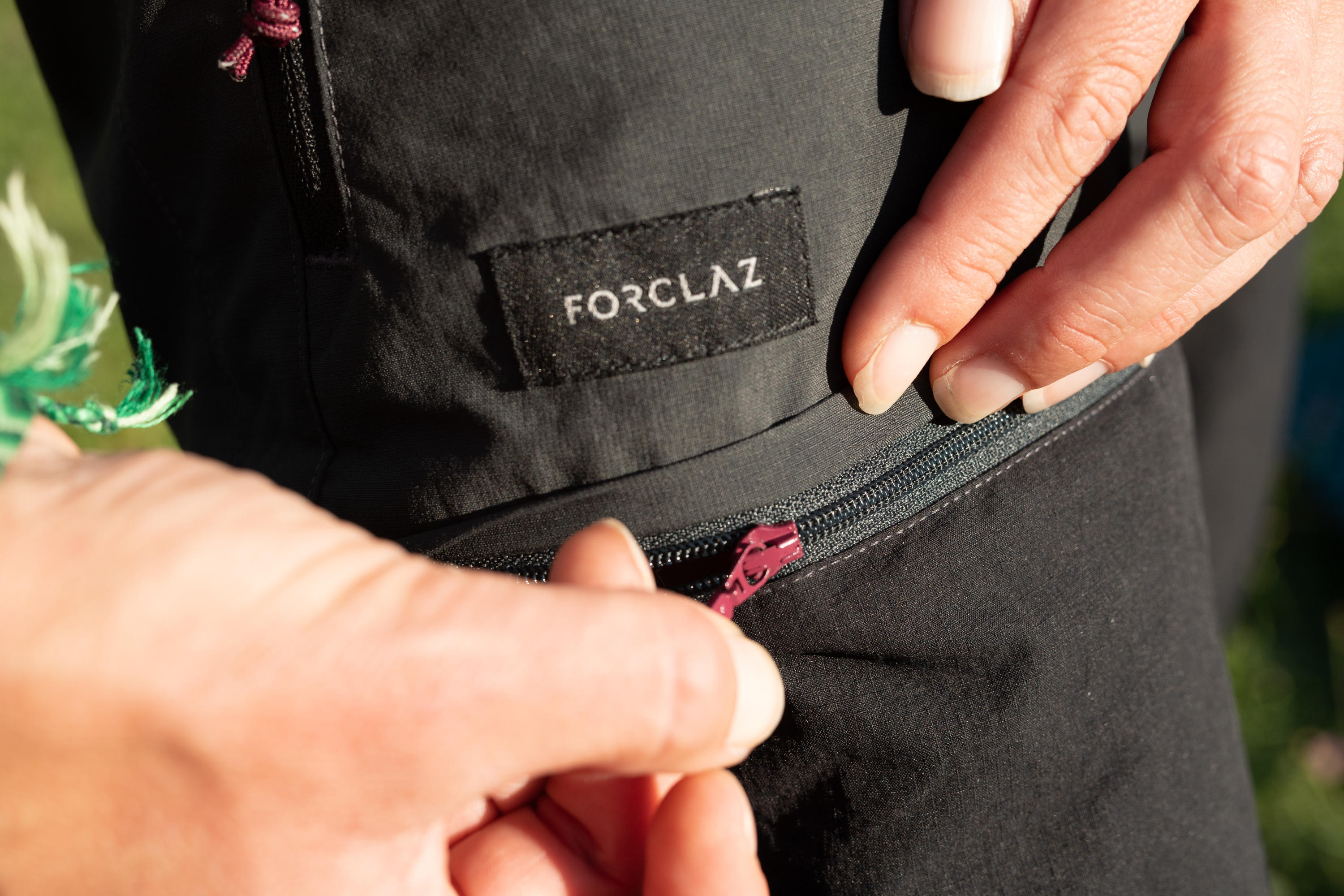 Forclaz Women's MT100 2-in-1 Convertible Hiking Pants with Zip-Off Legs - Lightweight Quick-Dry Trekking Trousers for Outdoor Adventures & Travel