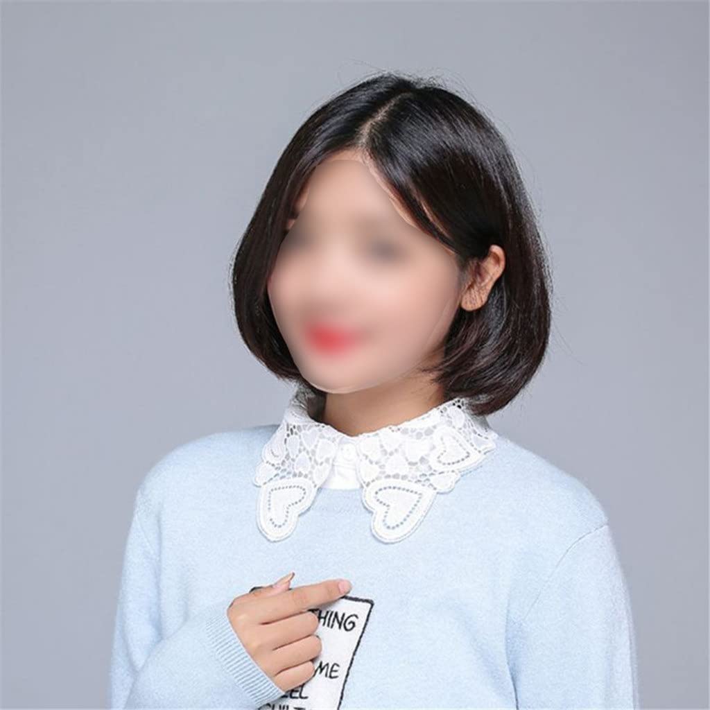 ZYKBB Women's Fashion Pure Color Cotton Lace Detachable Collar Accessory - Elegant False Necklace for Blouse & Dress (One Size) | Perfect for Office, Party & Special Occasions