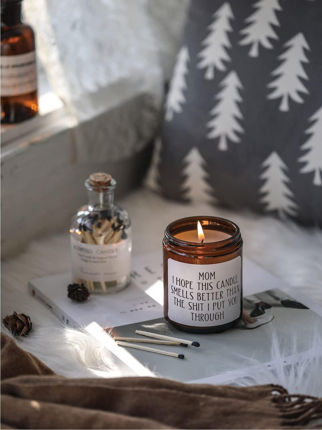 Best Mother's Day Gifts for Mom - Scented Candles for Women | Thoughtful Birthday & Christmas Presents from Daughter or Son | Perfect for Relaxation, Spa Nights & Home Decor