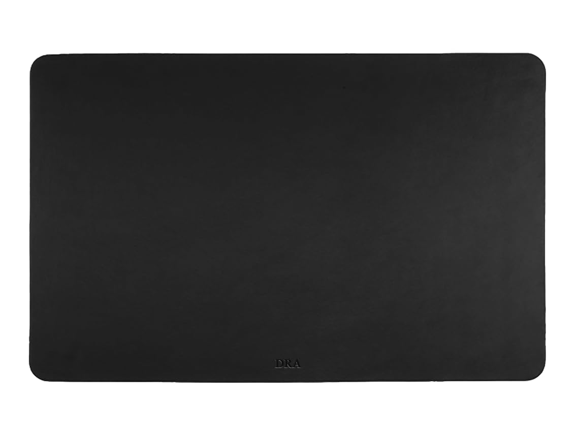 Premium Personalized Leather Desk Blotter - Engraved Office Desk Mat for Home & Work | Custom Leather Desk Pad with Monogram | Perfect for Home Office, Executive Workspace & Gift Giving
