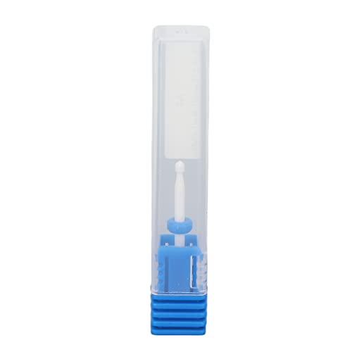 Ceramic Nail Drill Bits Set - Wear-Resistant, Lightweight Small Ball Shape Cuticle Bits for Professional & Home Manicure - Includes Storage Box (Blue) - Perfect for Nail Salons, DIY Nail Care & At-Home Grooming
