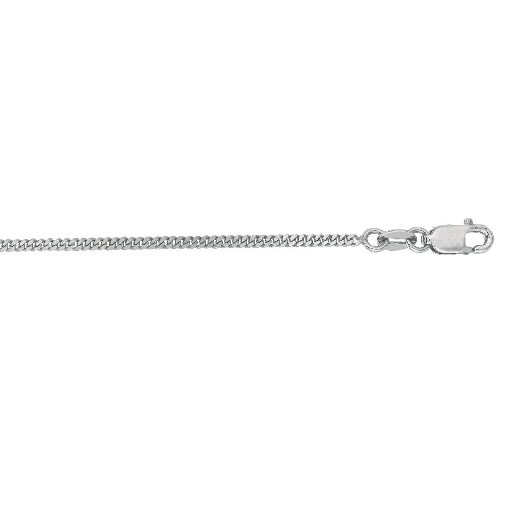 10K Gold 1.4mm Gourmette Chain Necklace for Women - Dainty Delicate Cuban Link Bracelet - Perfect for Everyday Wear, Gift Giving & Special Occasions