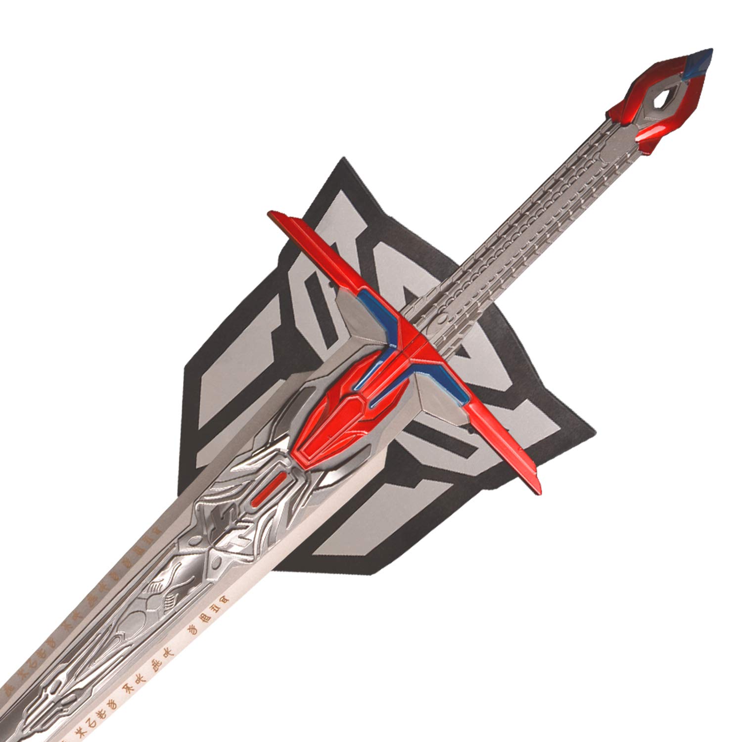 OptimusPrime Sword - Hand-Forged Stainless Steel Anime Cosplay Weapon | Perfect for Transformers Costume, Movie Reenactments & Collector Displays