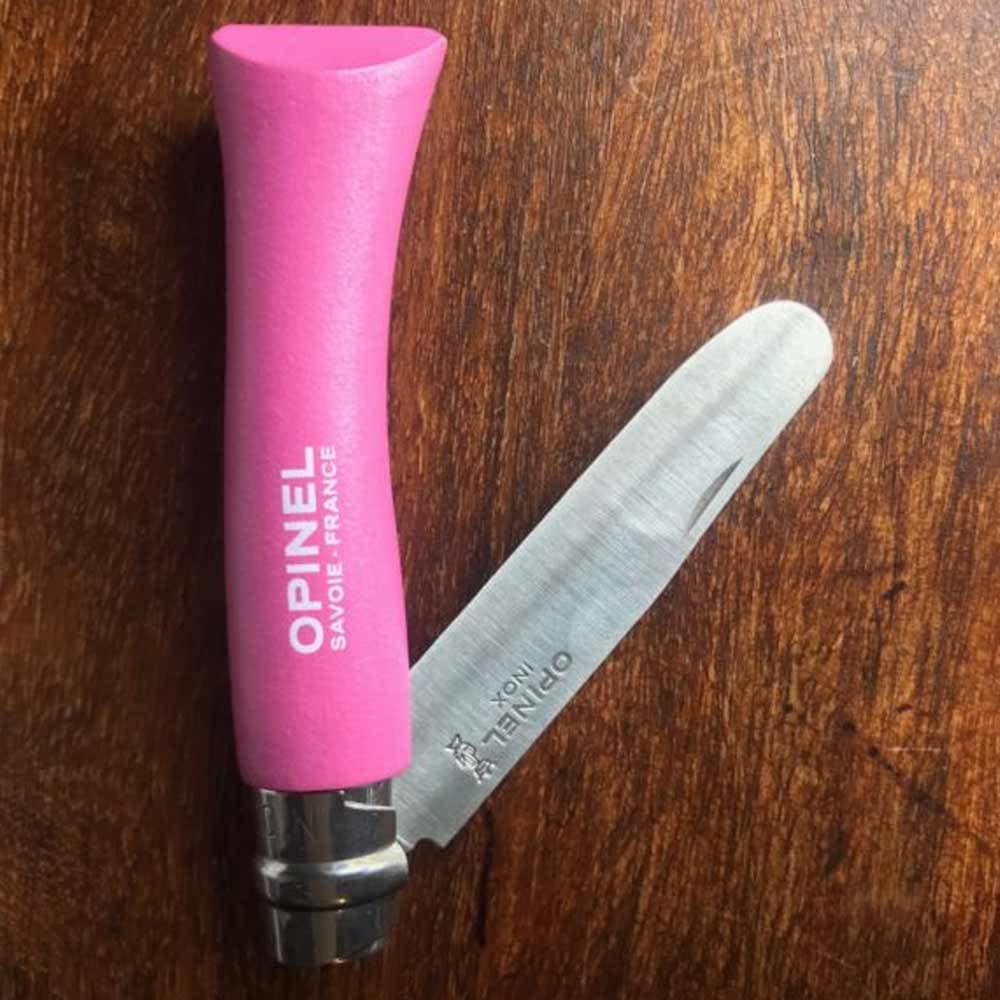 Opinel No.08 Stainless Steel Folding Pocket Knife with Rosewood Handle - Perfect for Camping, Hiking & Everyday Carry (EDC)