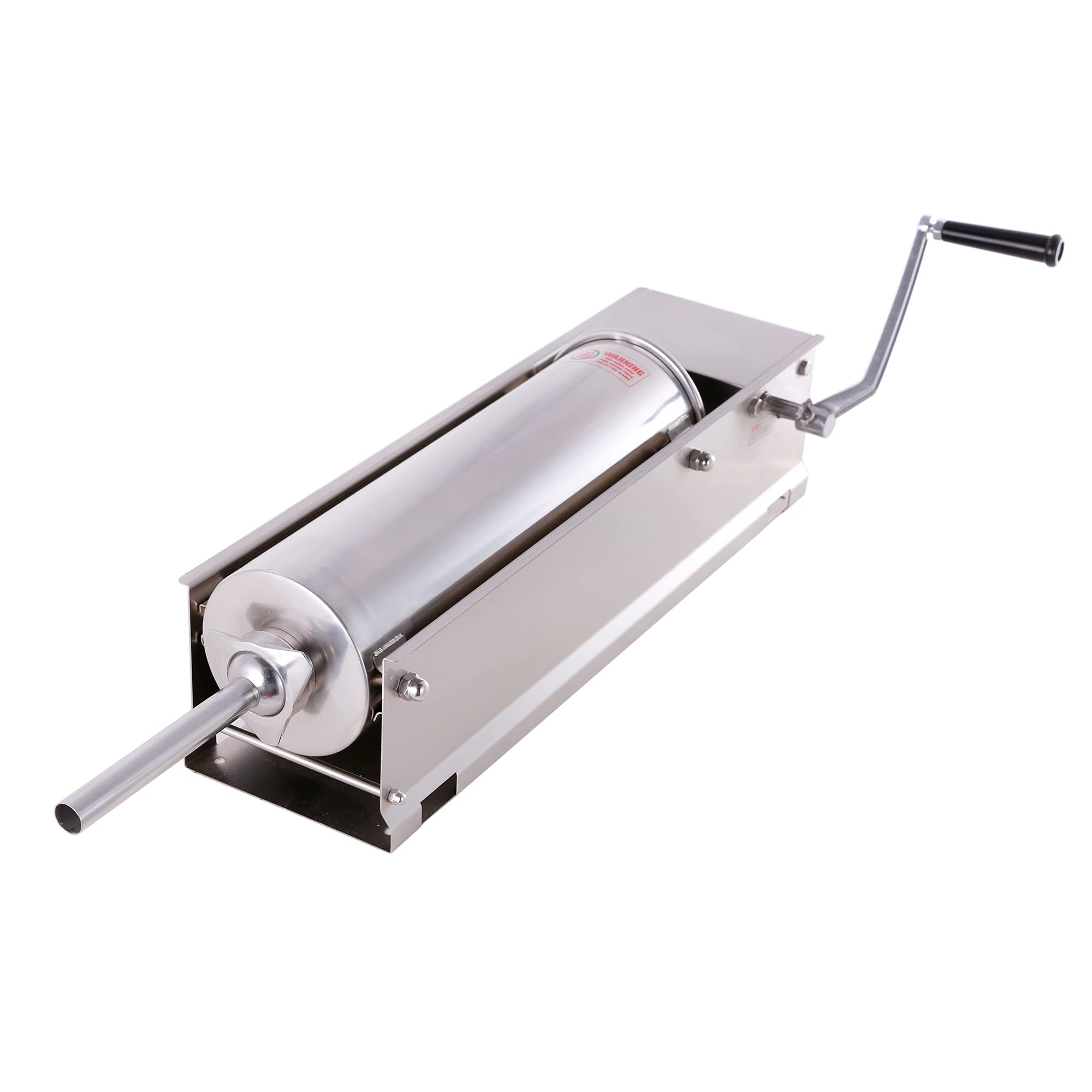 Premium Stainless Steel Sausage Stuffer Machine - 15Lb/7L Horizontal Sausage Maker for Home & Commercial Use - Perfect for Sausage Making, Meat Grinding & Food Processing