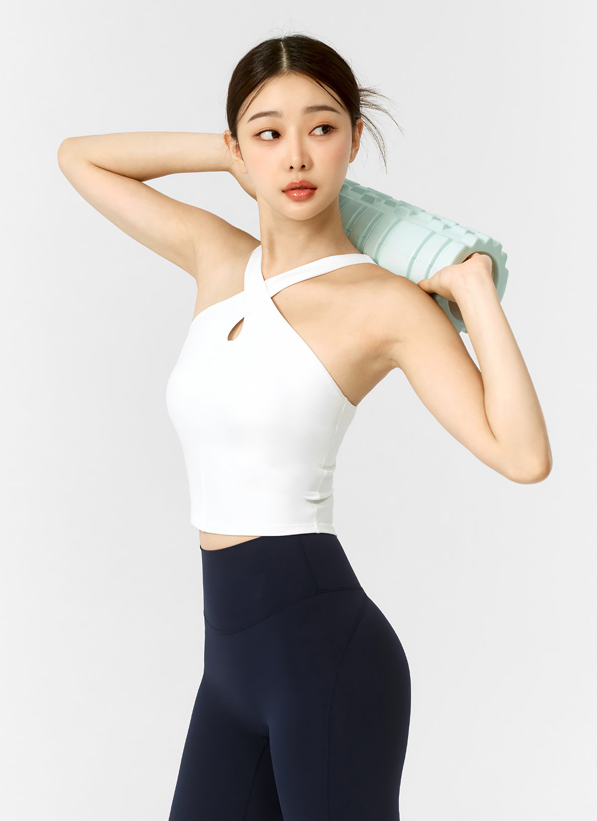 Stylish Comfort Fine Cross Neck Crop Top for Women - Perfect for Summer Outfits, Beachwear, and Casual Fashion