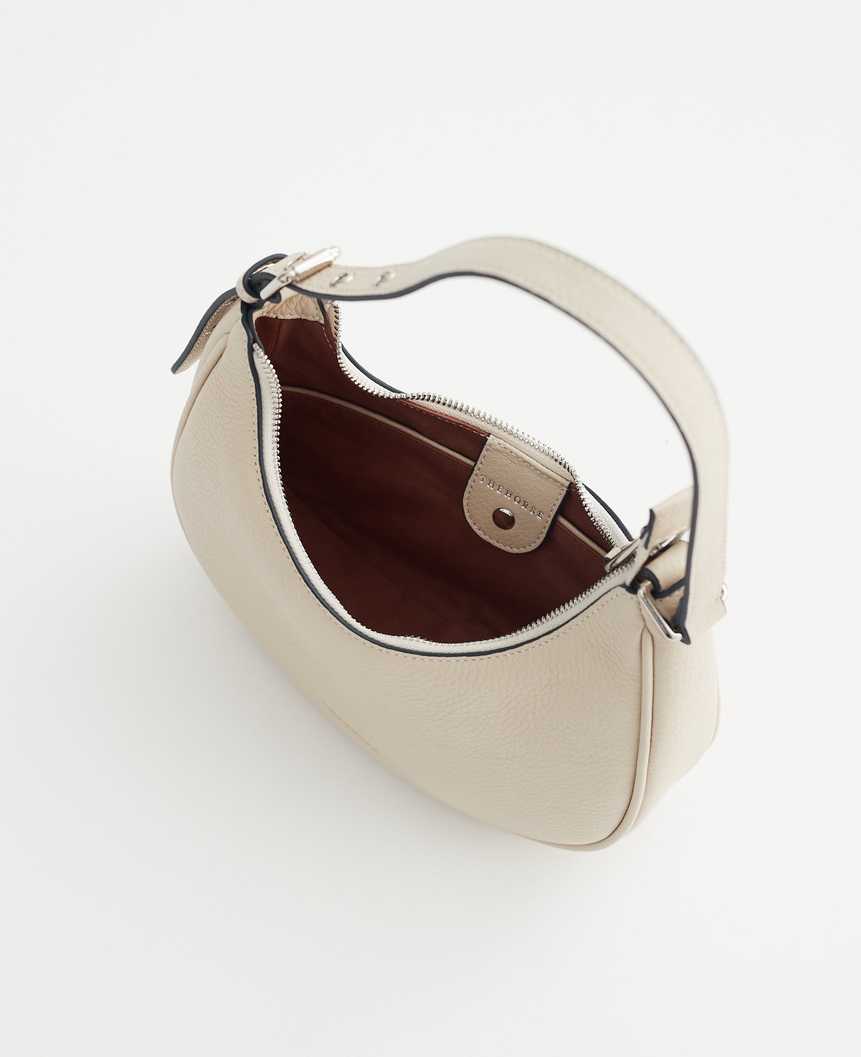 Friday Bag: Stylish Oat Pebbled Leather Crossbody Purse for Women - Perfect for Work, Travel & Everyday Use