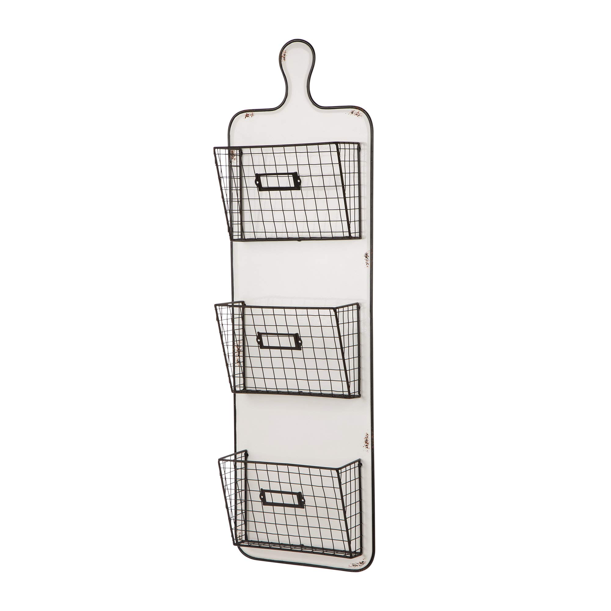 Glitzhome Decorative File Holder - Stylish Desktop Organizer for Office, Home & School Use | Perfect for Bills, Documents & Papers | Modern & Functional Storage Solution