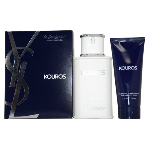 Yves Saint Laurent Kouros 2-Piece Men's Gift Set - Eau de Toilette Spray & Hair & Body Wash | Luxury Cologne & Shower Gel Combo for Gifts, Date Nights & Special Occasions