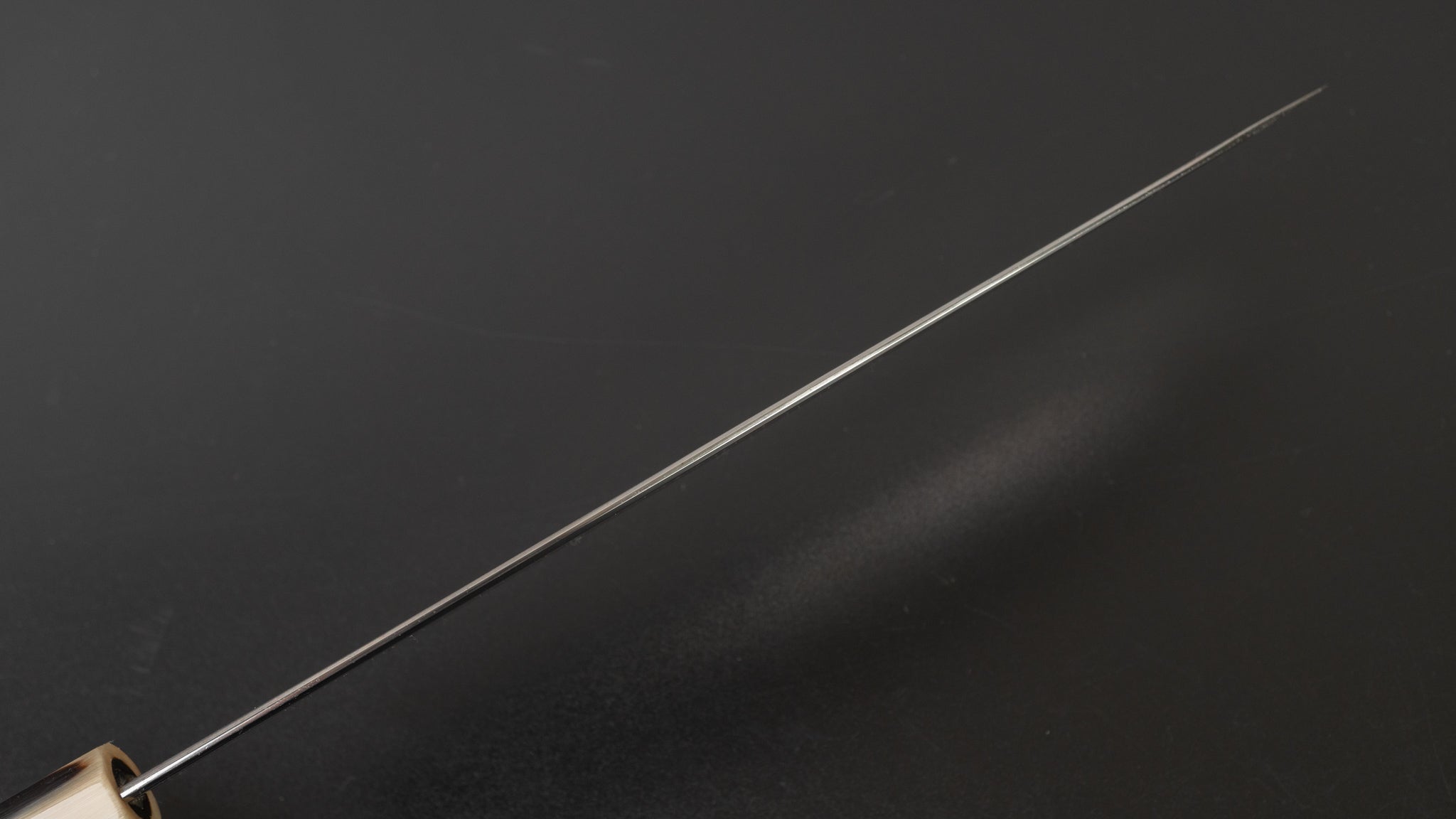 Hitohira Togashi Kambei White #1 Mizu Honyaki Gyuto 240mm Japanese Chef Knife with Taihei Ebony Handle - Limited Edition with Saya #001 - Perfect for Professional Chefs & Sushi Masters