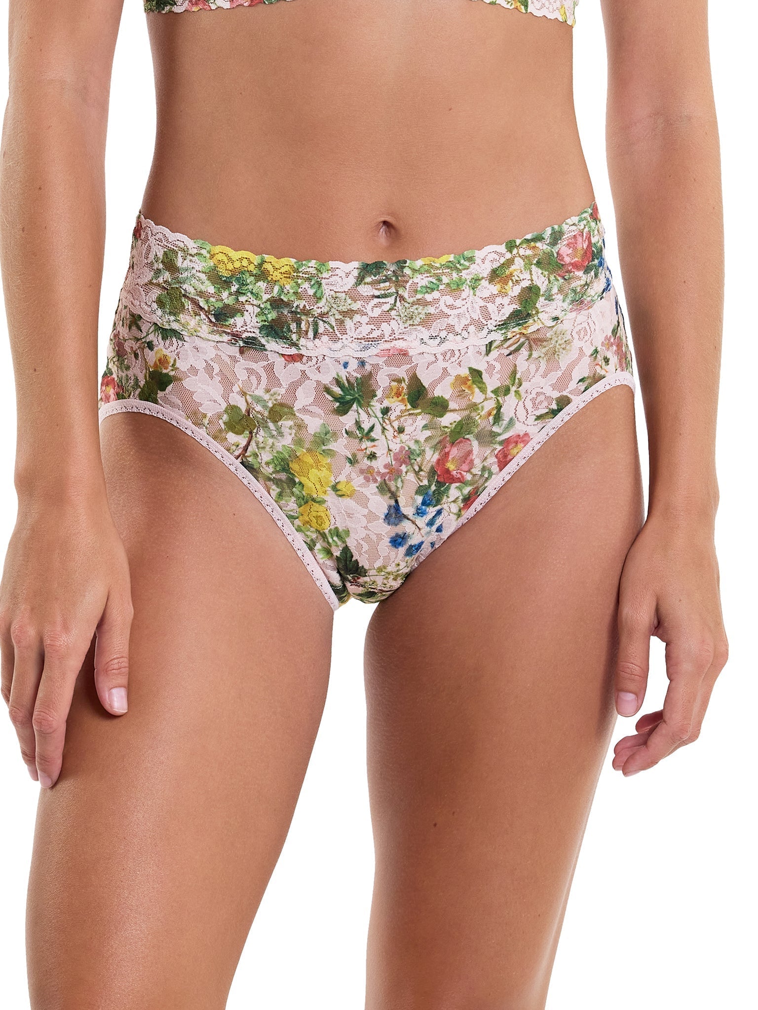 Printed Signature Lace® French Brief - Elegant Women's Underwear for Comfort & Style | Perfect for Everyday Wear, Special Occasions & Bridal Lingerie