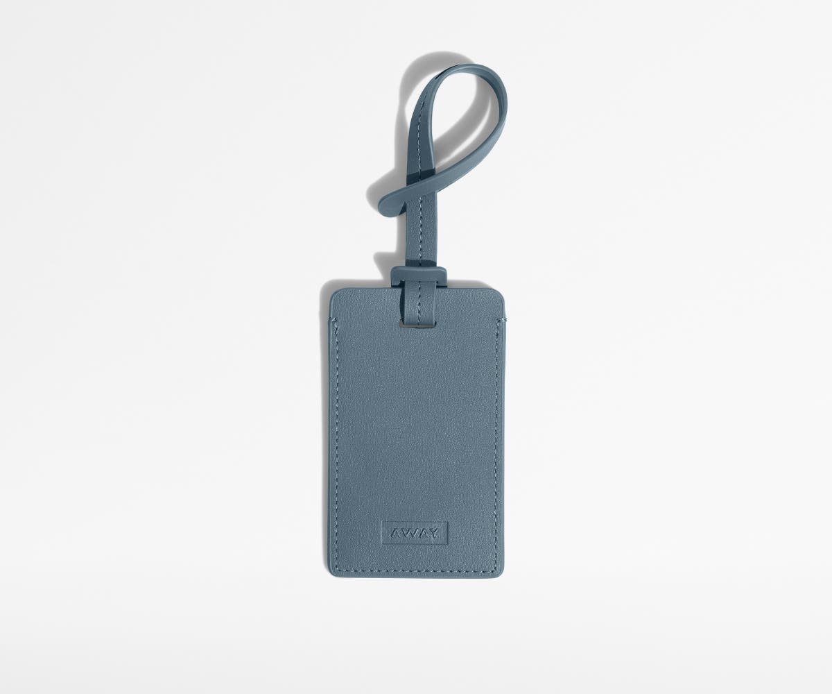 Durable Waterproof Luggage Tag in Coast Blue - Perfect for Travel, Suitcases & Backpacks | Personalized ID Tag for Easy Identification
