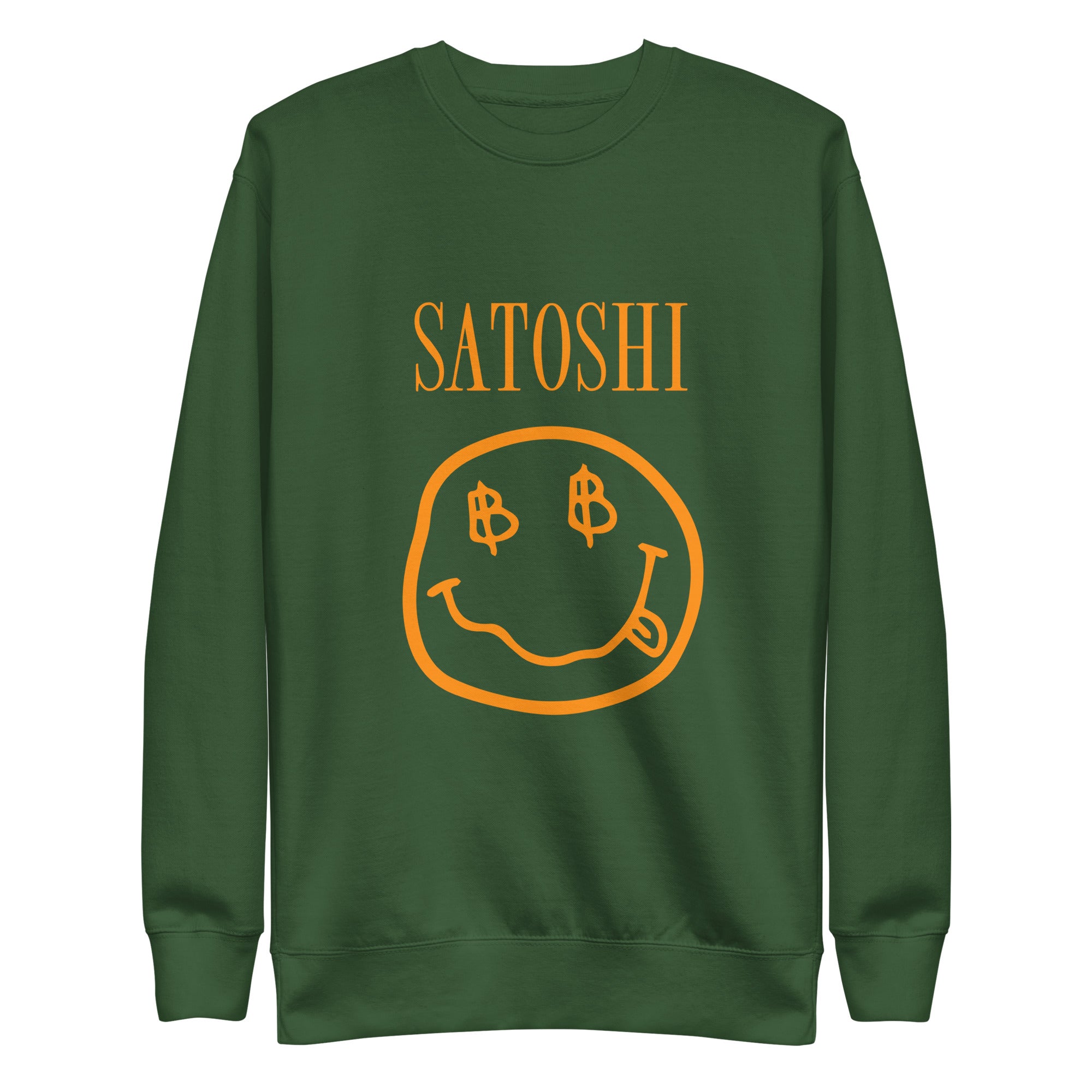 Bitcoin Crypto Unisex Premium Sweatshirt - Soft Cotton Hoodie for Men & Women - Perfect for Crypto Enthusiasts, Bitcoin Mining, and Blockchain Events