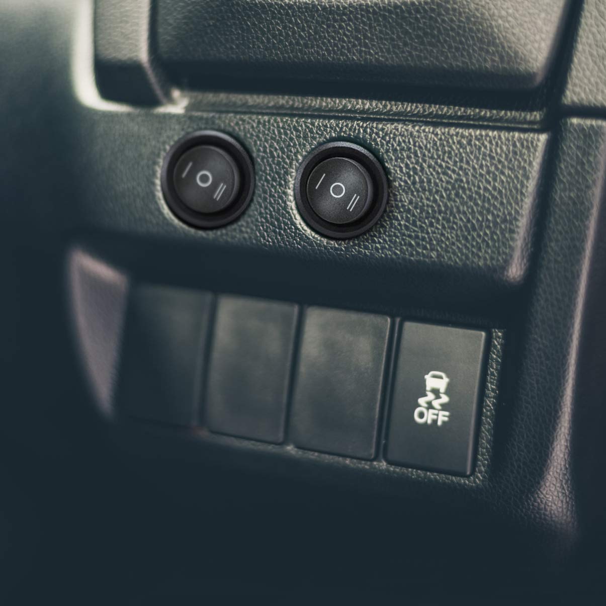 BESPORTBLE 5-Piece Rocker Switch Set - 3 Round Double Throw Push Buttons for Power Control in Office, Bar, and Car Applications