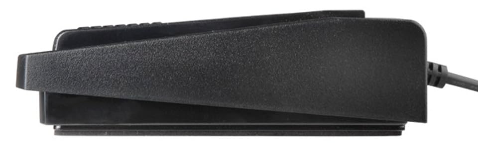 Express Scribe Transcription Foot Pedal - USB Foot Switch for Windows & Mac Dictation Software | Perfect for Medical, Legal & Audio Transcription Work