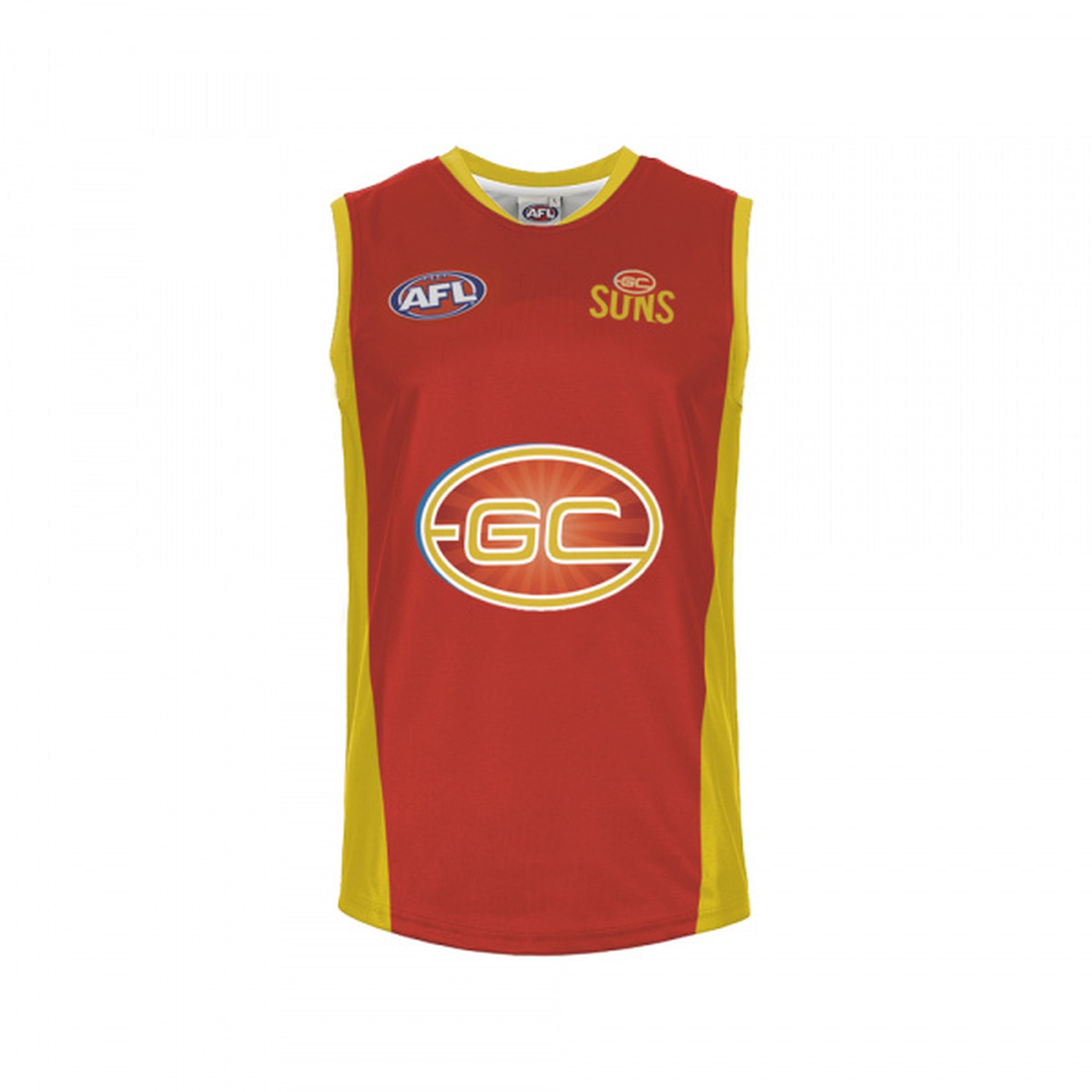 Burley Sekem Gold Coast Suns AFL Home Kids Replica Guernsey - Official Licensed Jersey for Boys & Girls - Perfect for Games, Fan Events, and Sports Enthusiasts
