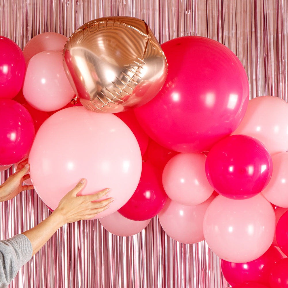 Balloonify Pink and Rose Gold Balloon Arch Kit - 166 Pieces Balloon Garland Set for Birthday, Wedding, Baby Shower Decorations