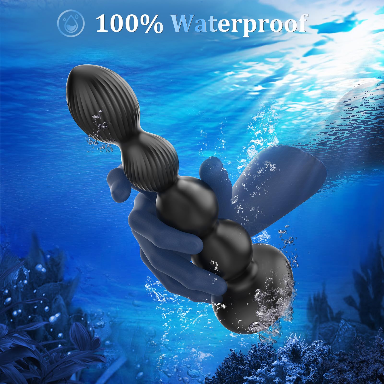 360° Rotating Vibrating Anal Plug for Men - 10 Speed Prostate Massager with App & Remote Control, Adult Sex Toy for Male Pleasure | Perfect for Solo Play, Couples & BDSM Exploration