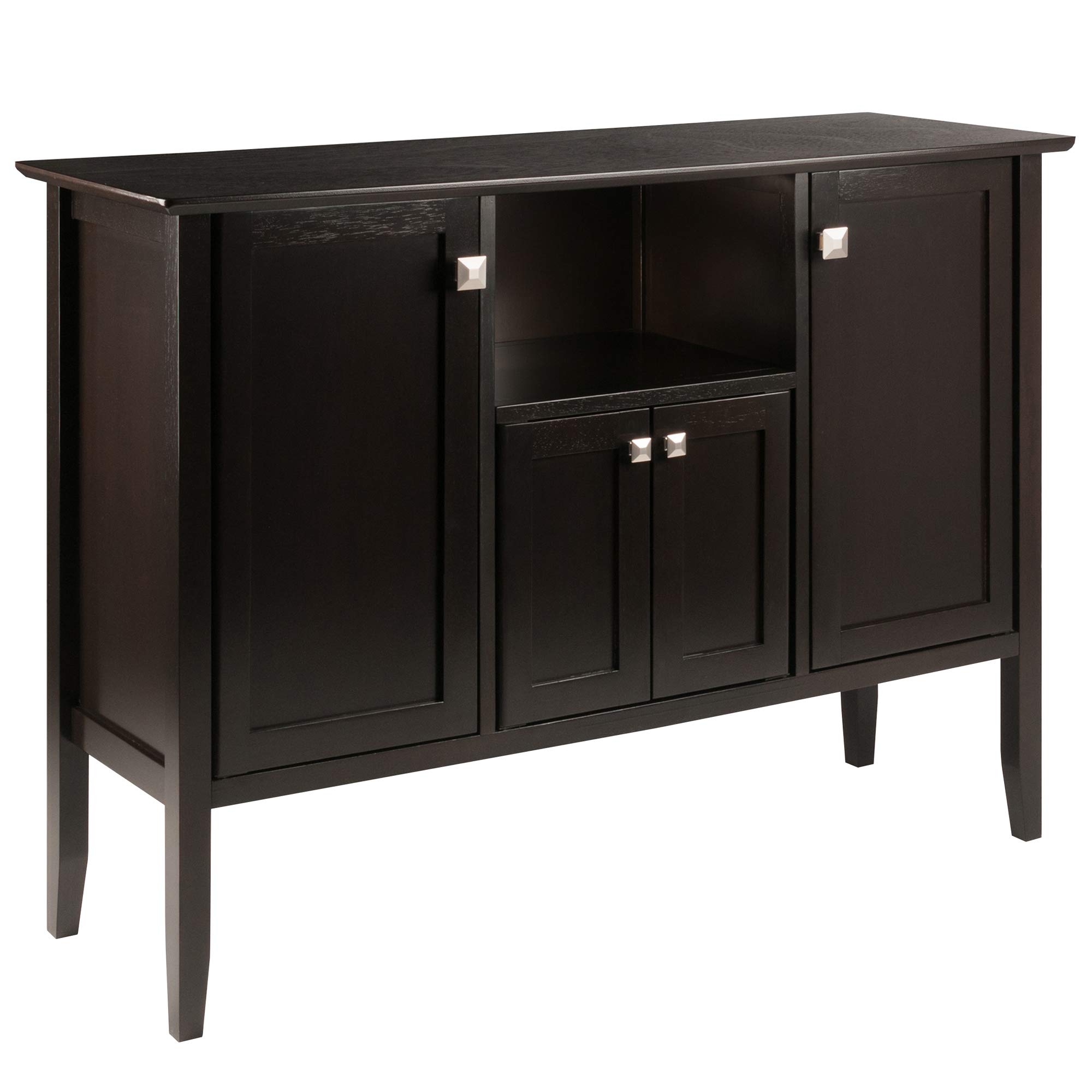 Winsome Wood Melba Buffet Coffee Table - Modern Side Table with Storage Shelf for Living Room, Bedroom & Office - Stylish & Functional Home Decor Furniture