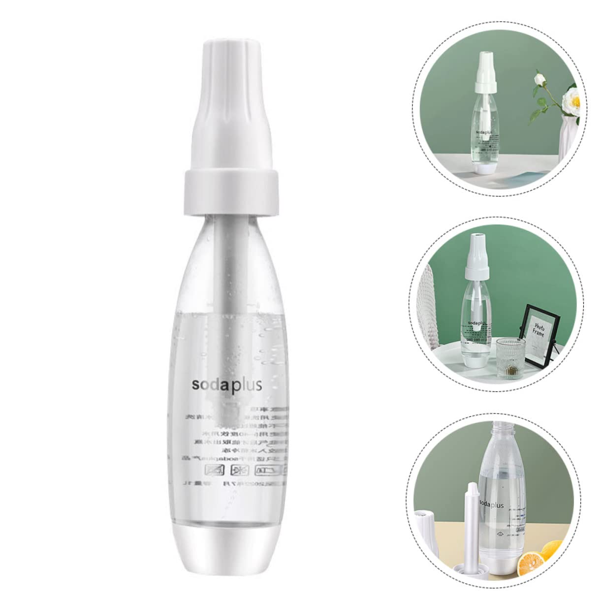 Alipis 3-Piece Manual Sparkling Water Maker Kit - Home Carbonated Water Machine for Soda, Cocktails & Healthy Drinks | Perfect for Kitchen, Parties & Outdoor Activities