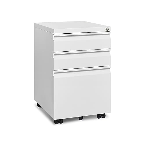 3-drawer Matt White
