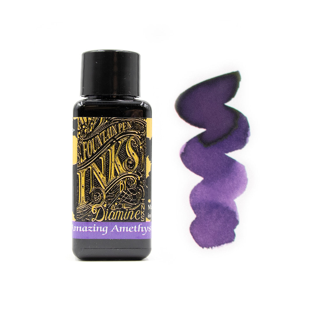 Premium Diamine Fountain Pen Ink 30ml Bottle - Vibrant Colors for Calligraphy, Journaling & Artistic Writing - Perfect for Fountain Pens, Dip Pens & Ink Drawing