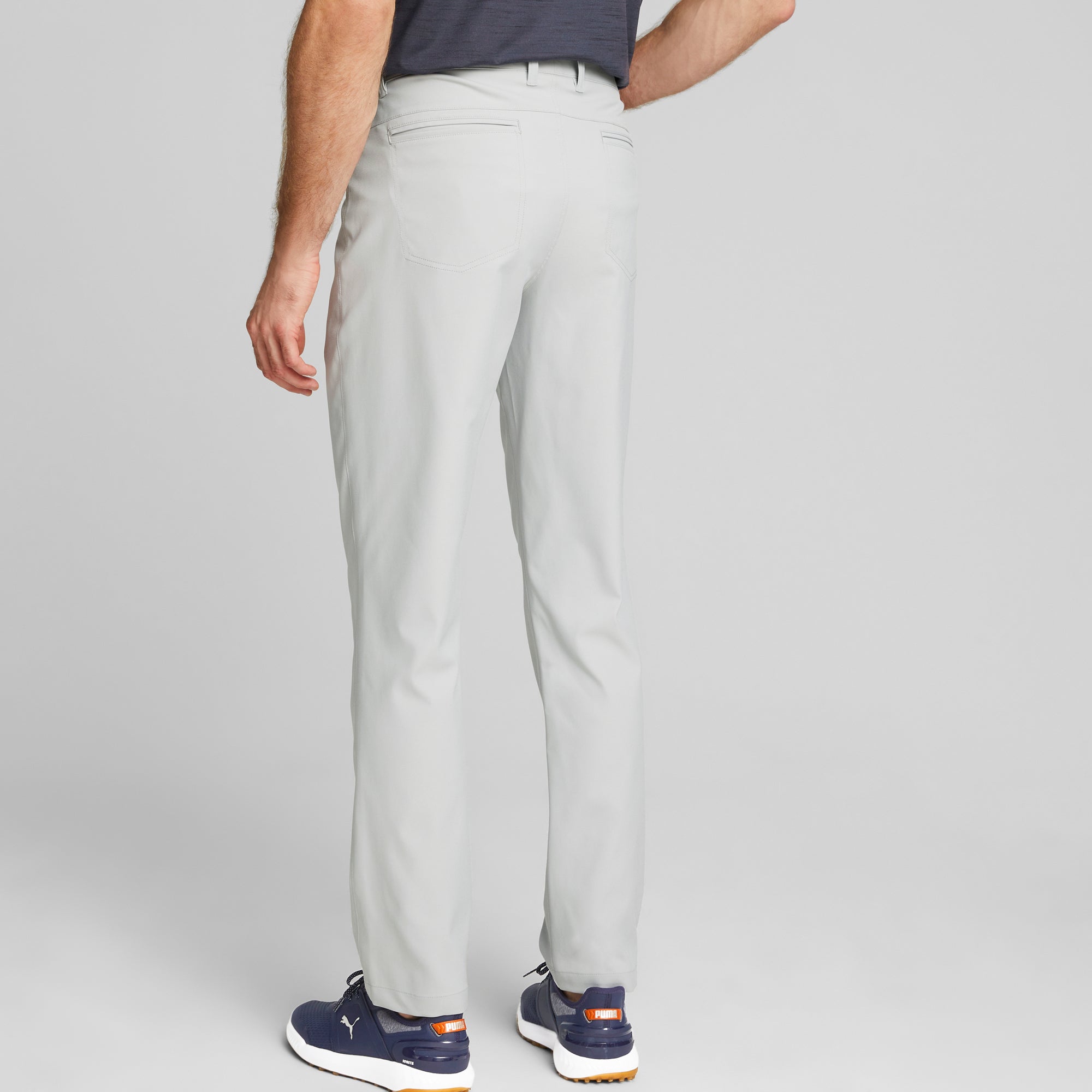 **Men's 5-Pocket Golf Pants - Ash Gray | Stretch Comfort & Performance | Perfect for Golfing, Casual Wear & Outdoor Activities**