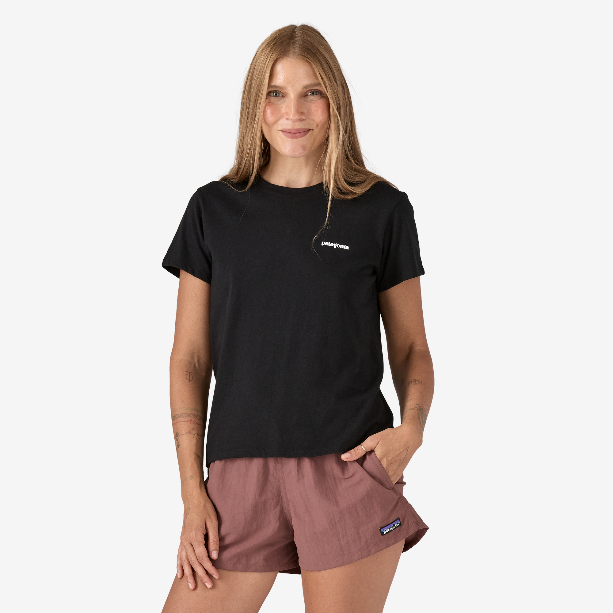 Women's P 6 Logo Responsibili Tee® - Soft Cotton T-Shirt with Stylish Print - Perfect for Casual Wear, Workouts & Everyday Outfits
