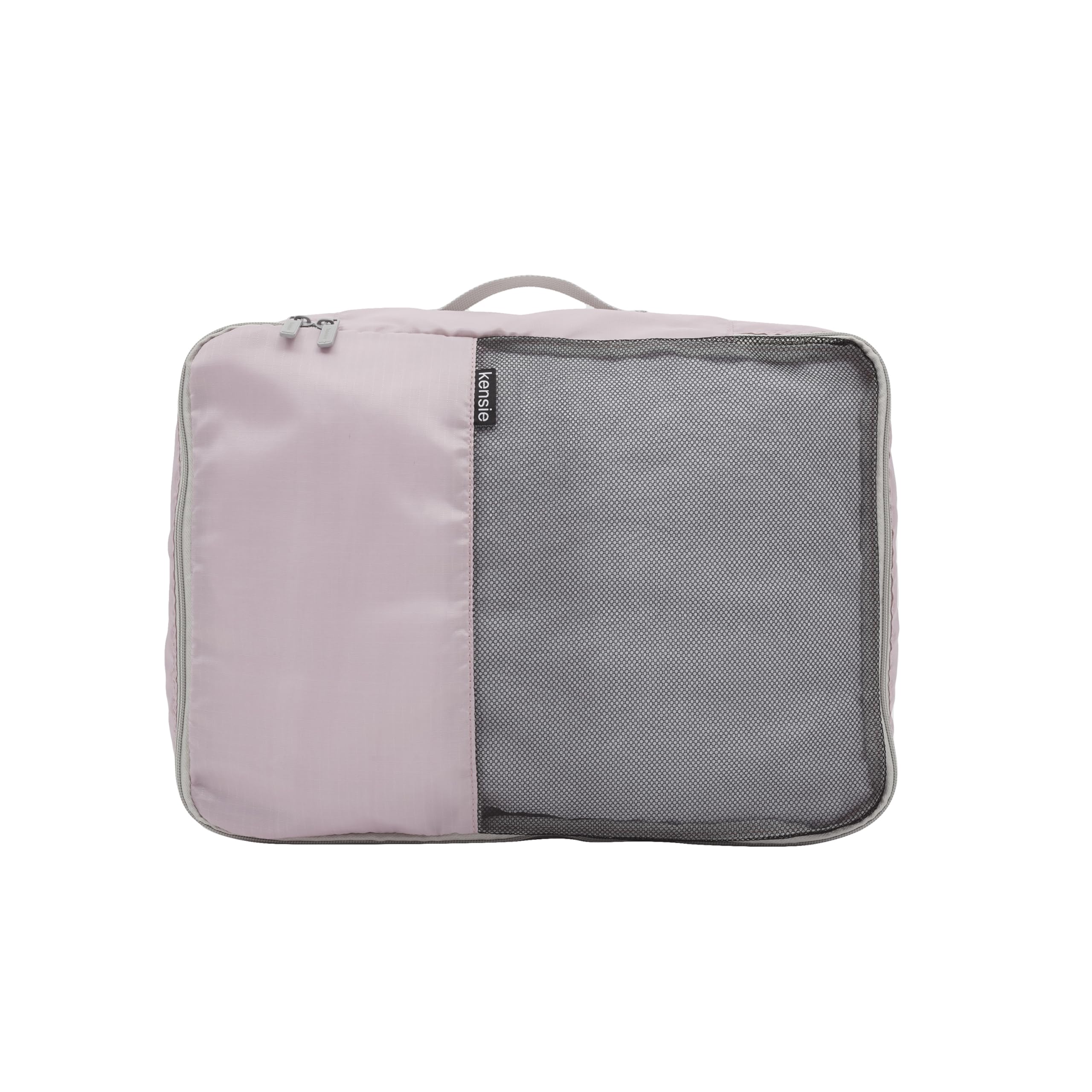 Kensie Women's Hillsboro 4-Piece Luggage Set - Burnished Lilac Travel Bags for Vacation, Business Trips & Weekend Getaways | Carry-On, Tote, Weekender & Cosmetic Case