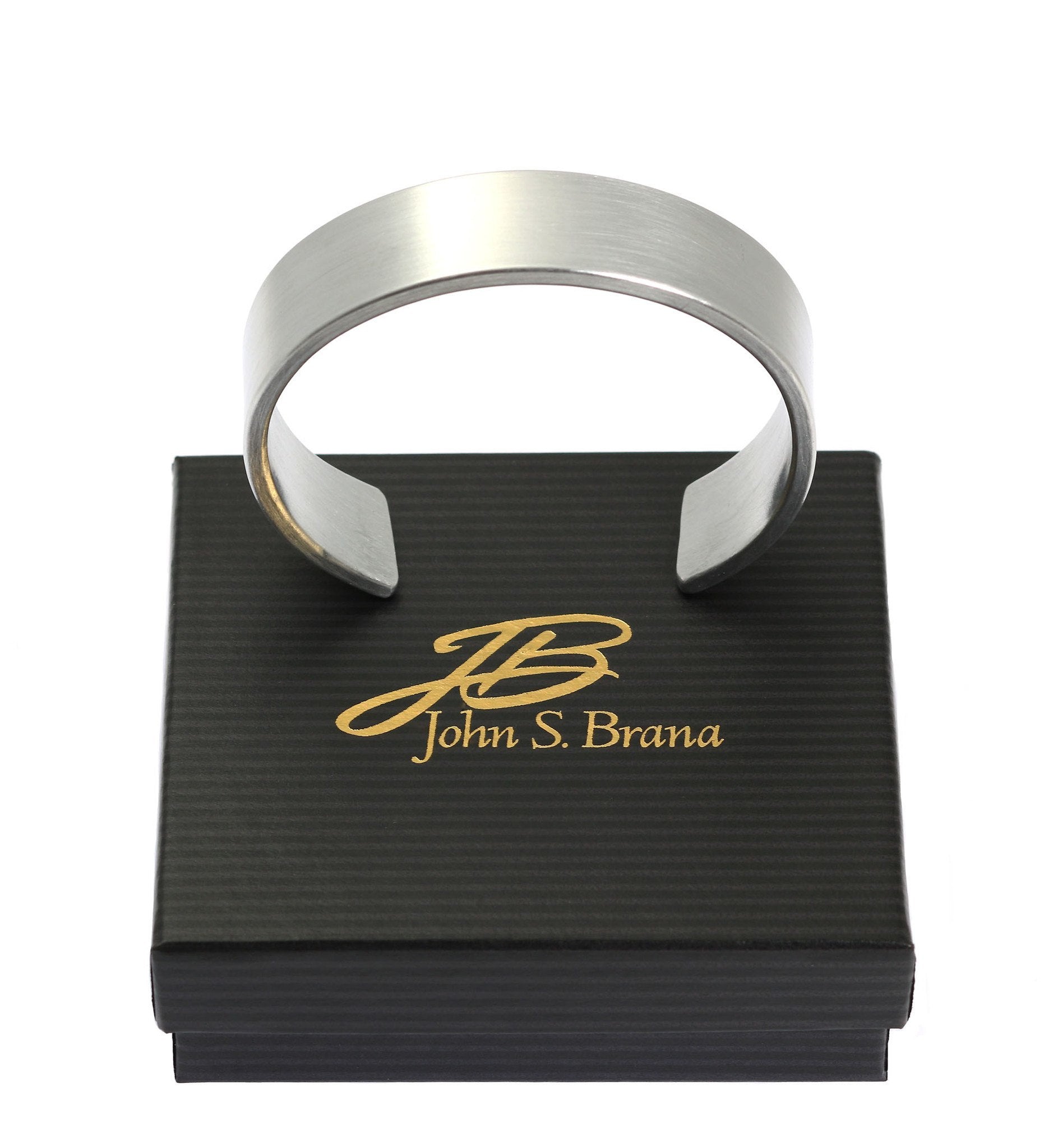 19mm Brushed Aluminum Cuff Bracelet for Women - Elegant Adjustable Wristband for Casual & Formal Wear - Perfect Gift for Birthday, Anniversary & Special Occasions